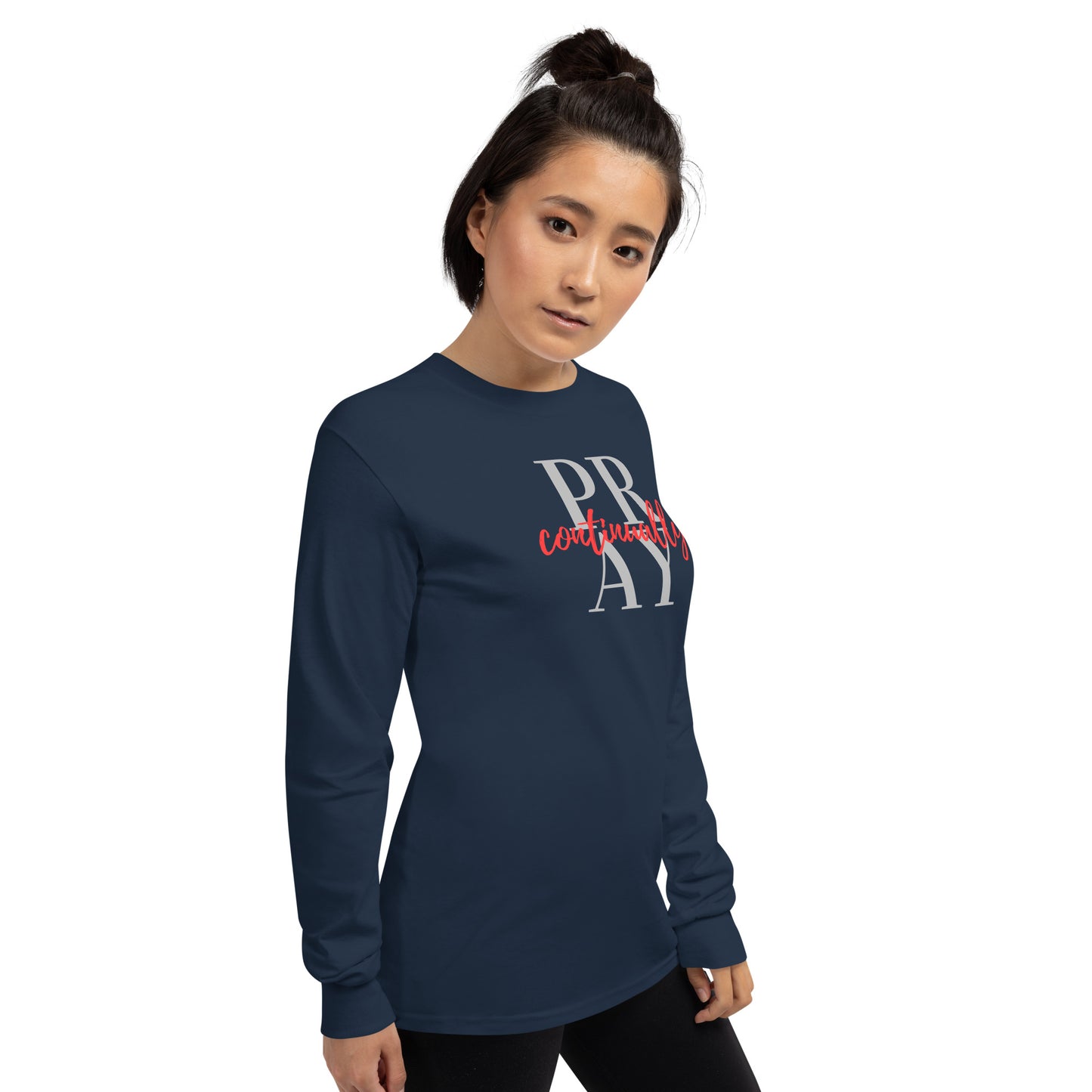PRAY continually Women’s Long Sleeve Shirt