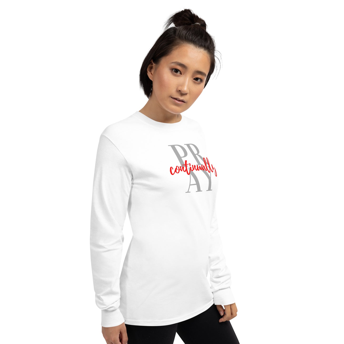PRAY continually Women’s Long Sleeve Shirt