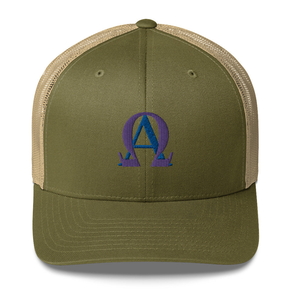 ALPHA & OMEGA Trucker Cap