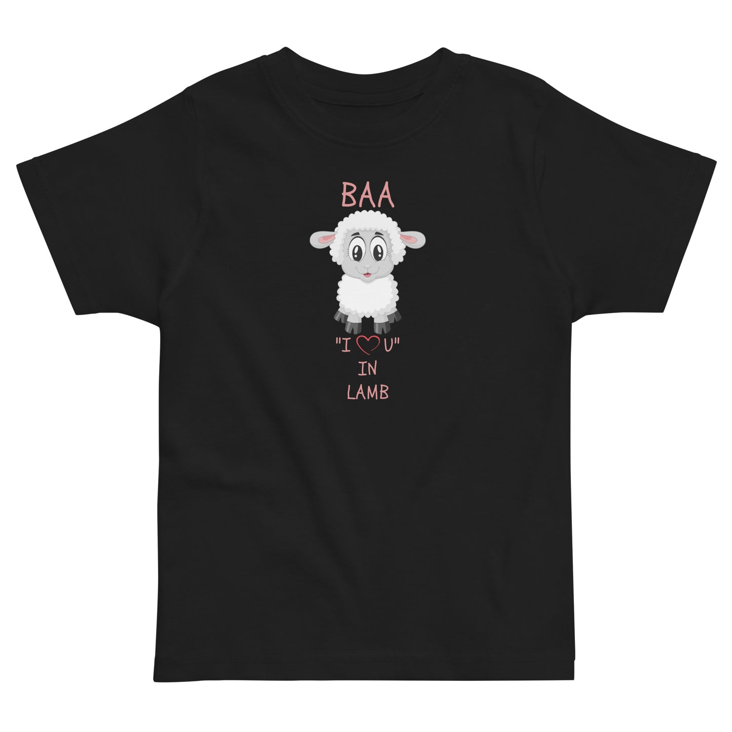 BAA "I LOVE U" IN LAMB Toddler jersey t-shirt