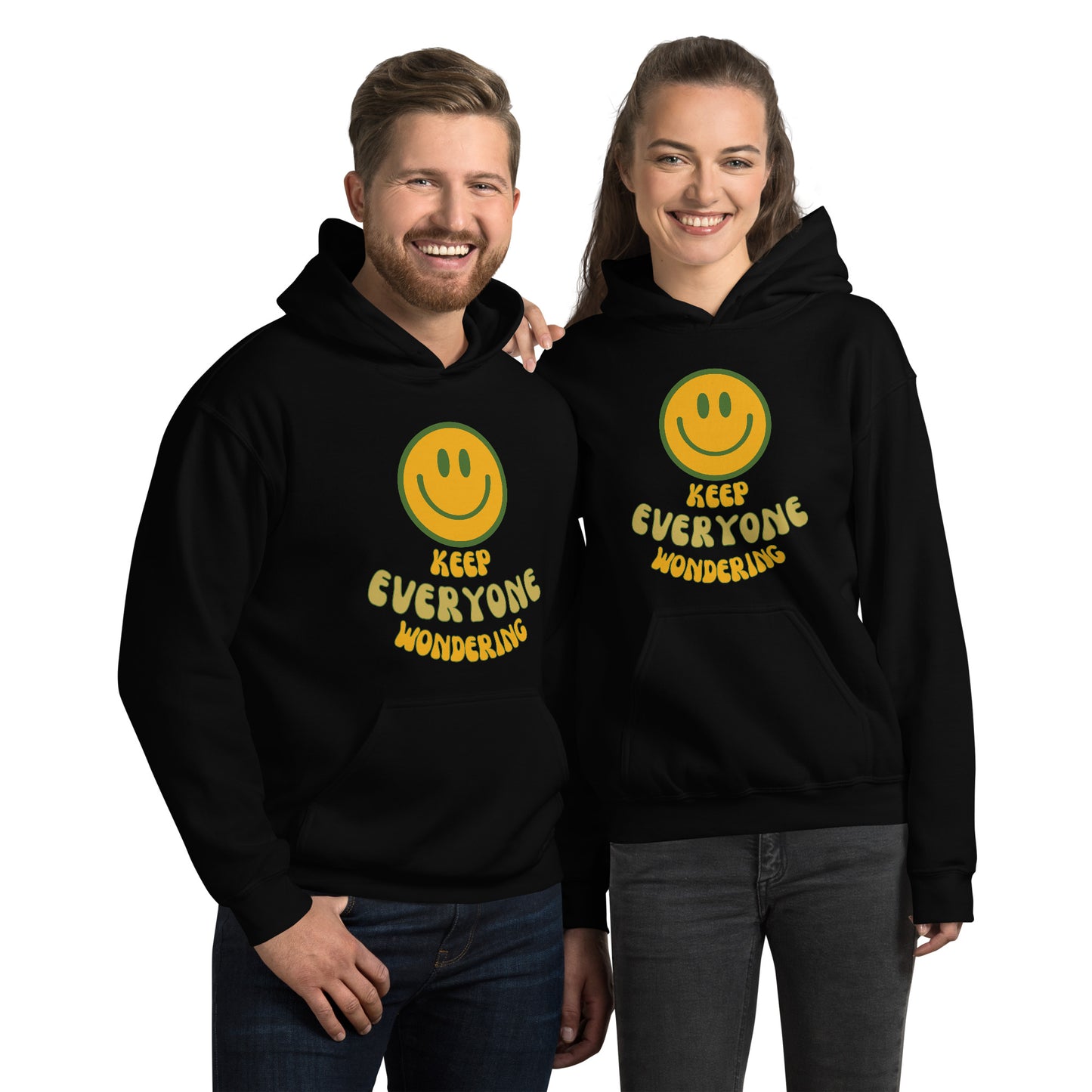 (SMILE) Keep Everyone Wondering Unisex Hoodie