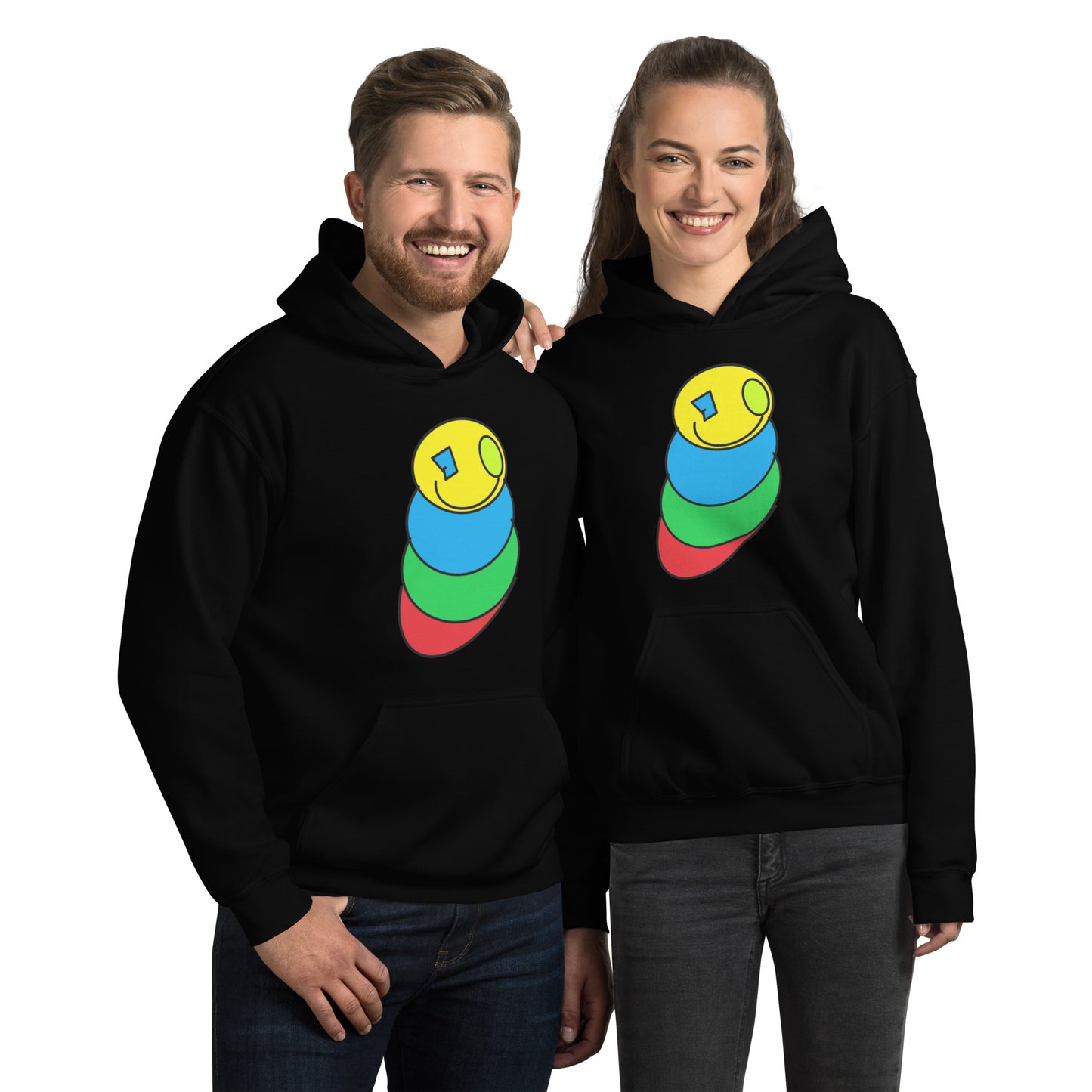 Happy Caterpillar Unisex Hoodie