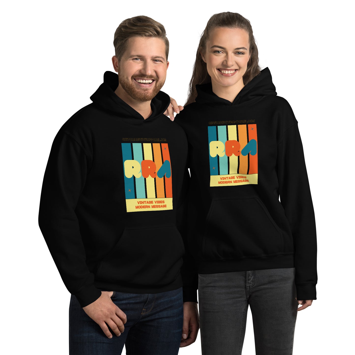 RRA Vintage Vibes Modern Message Unisex Hoodie