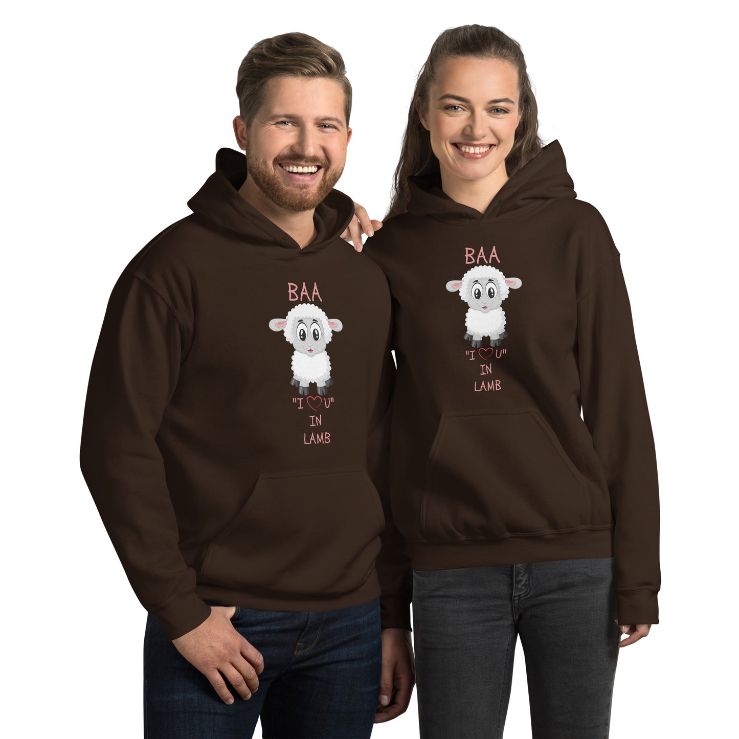 BAA "I LOVE U" IN LAMB Unisex Hoodie