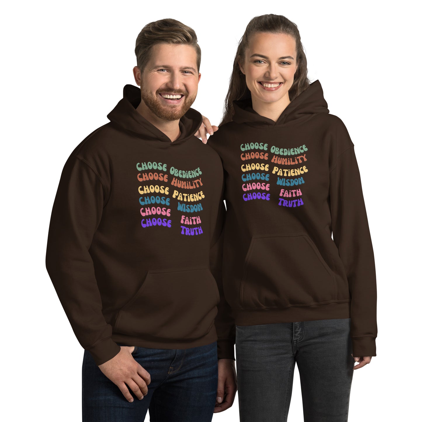 Choose Obedience Humility Patience Wisdom Faith Truth Unisex Hoodie