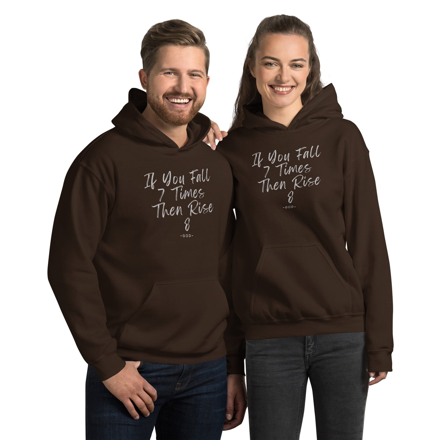 If You Fall 7 Times Then Rise 8 Unisex Hoodie