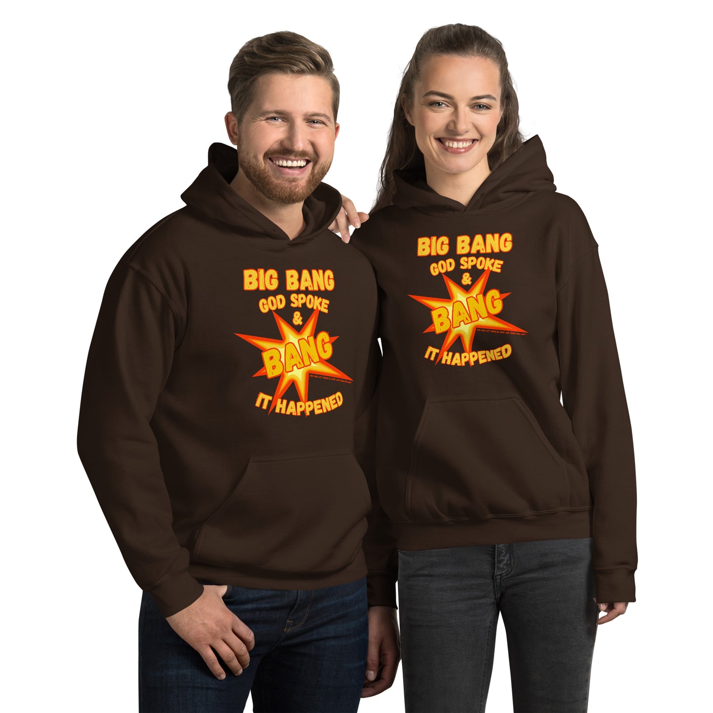 Big Bang God Spoke & BANG It Happened Unisex Hoodie