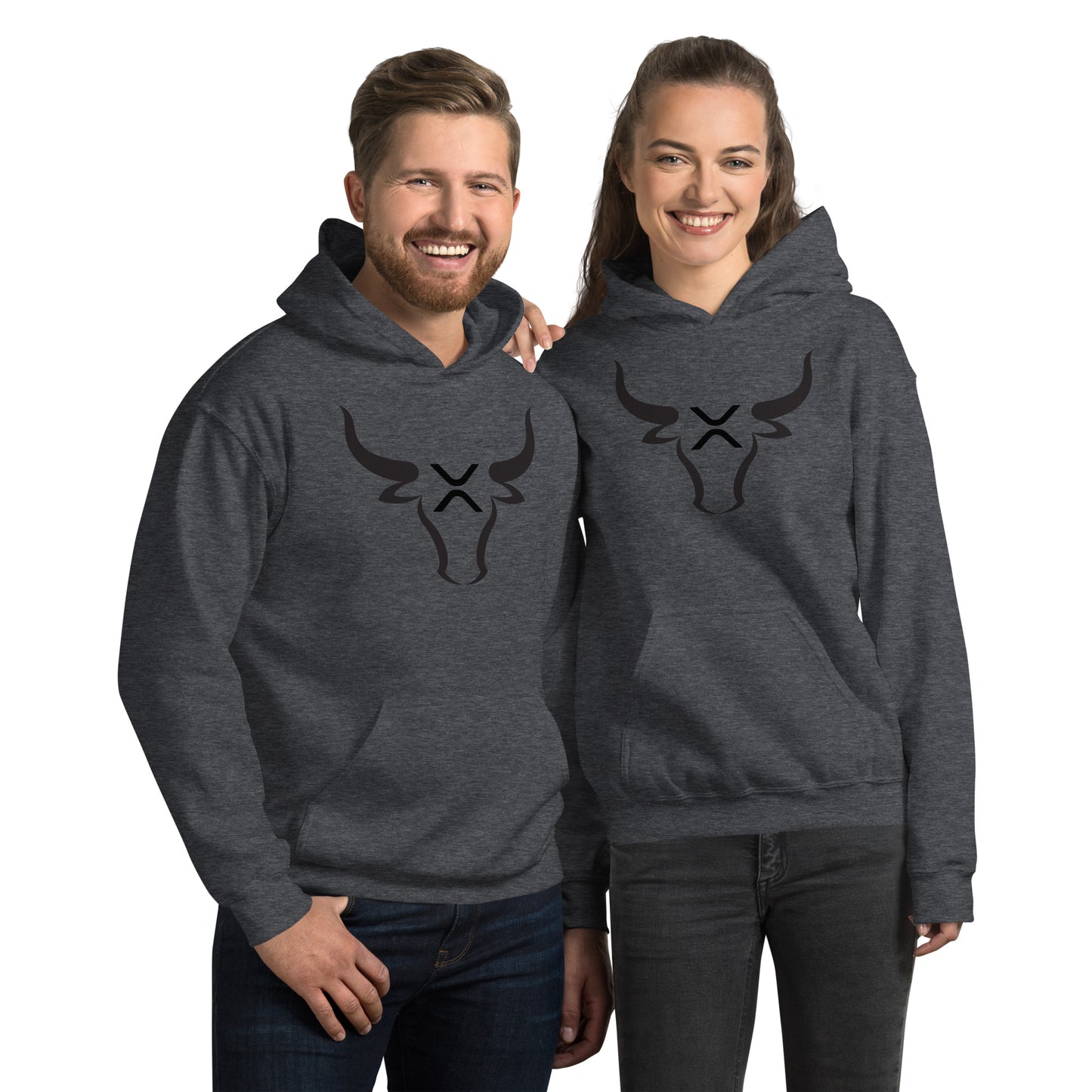 XRP BULL Black Unisex Hoodie