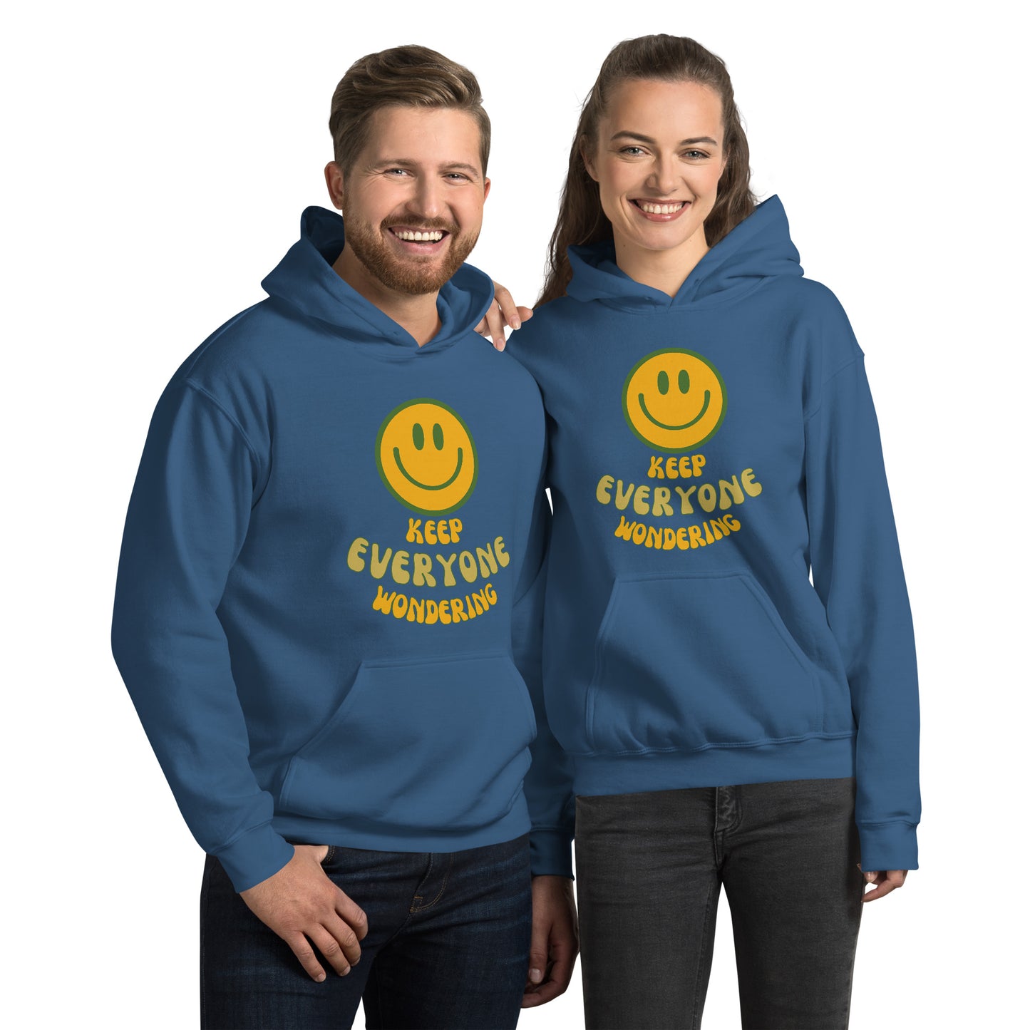 (SMILE) Keep Everyone Wondering Unisex Hoodie