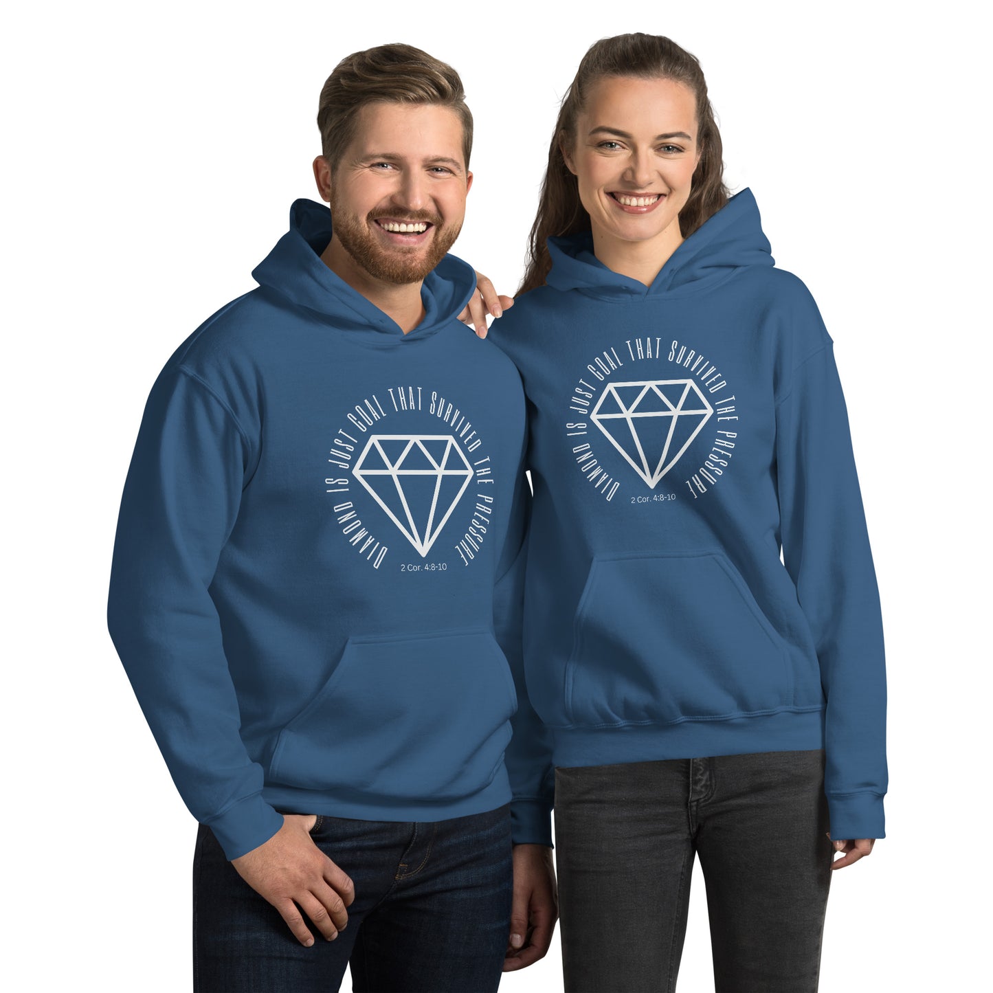 Diamond Is Just Coal That Survived The Pressure 2 Cor. 4:8-10 Unisex Hoodie