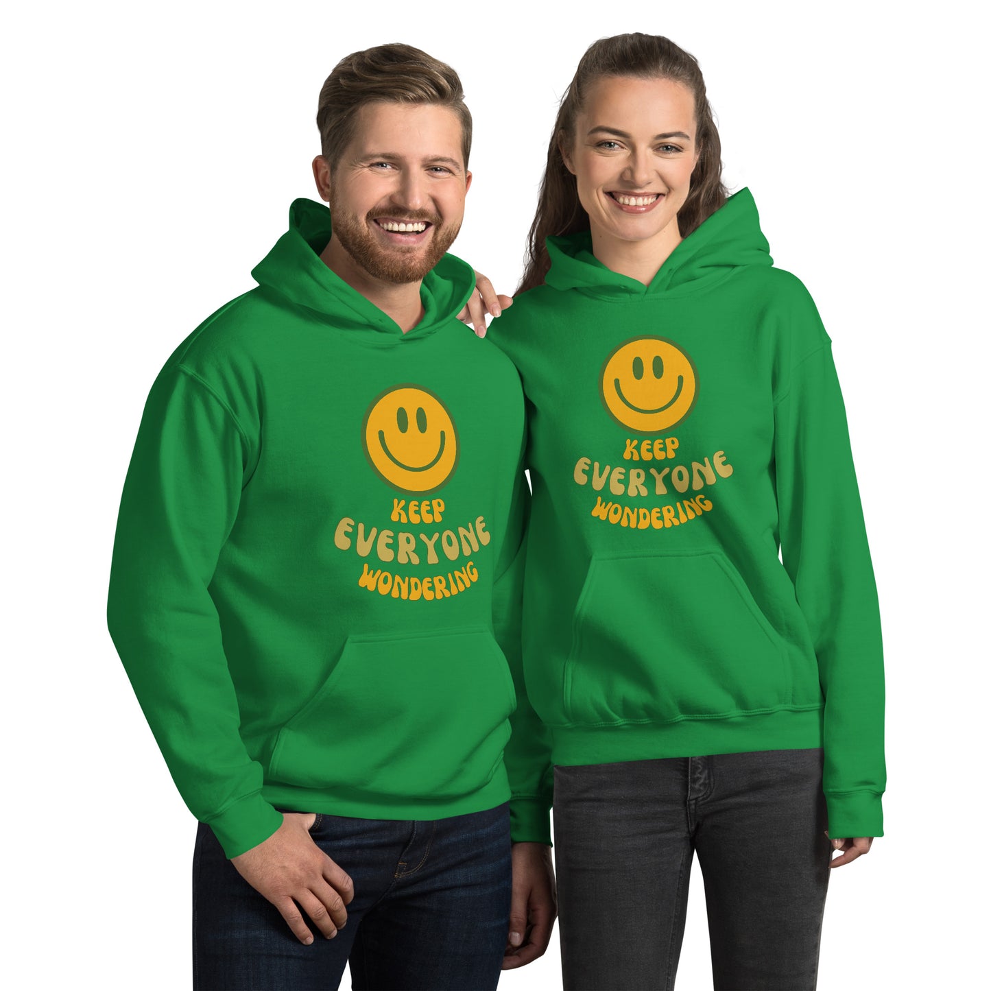 (SMILE) Keep Everyone Wondering Unisex Hoodie