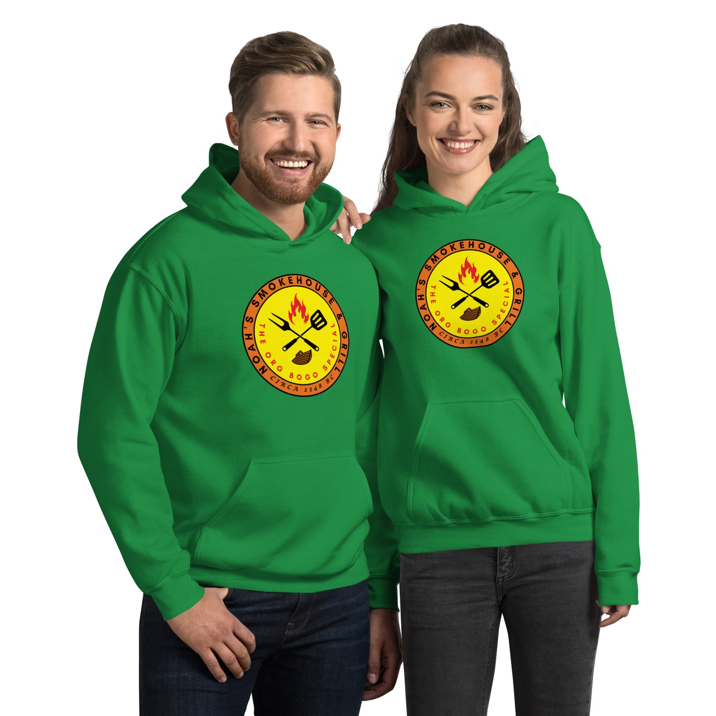Noah's Smokehouse & Grill - The Org BOGO Special Circa 2348 BC Unisex Hoodie