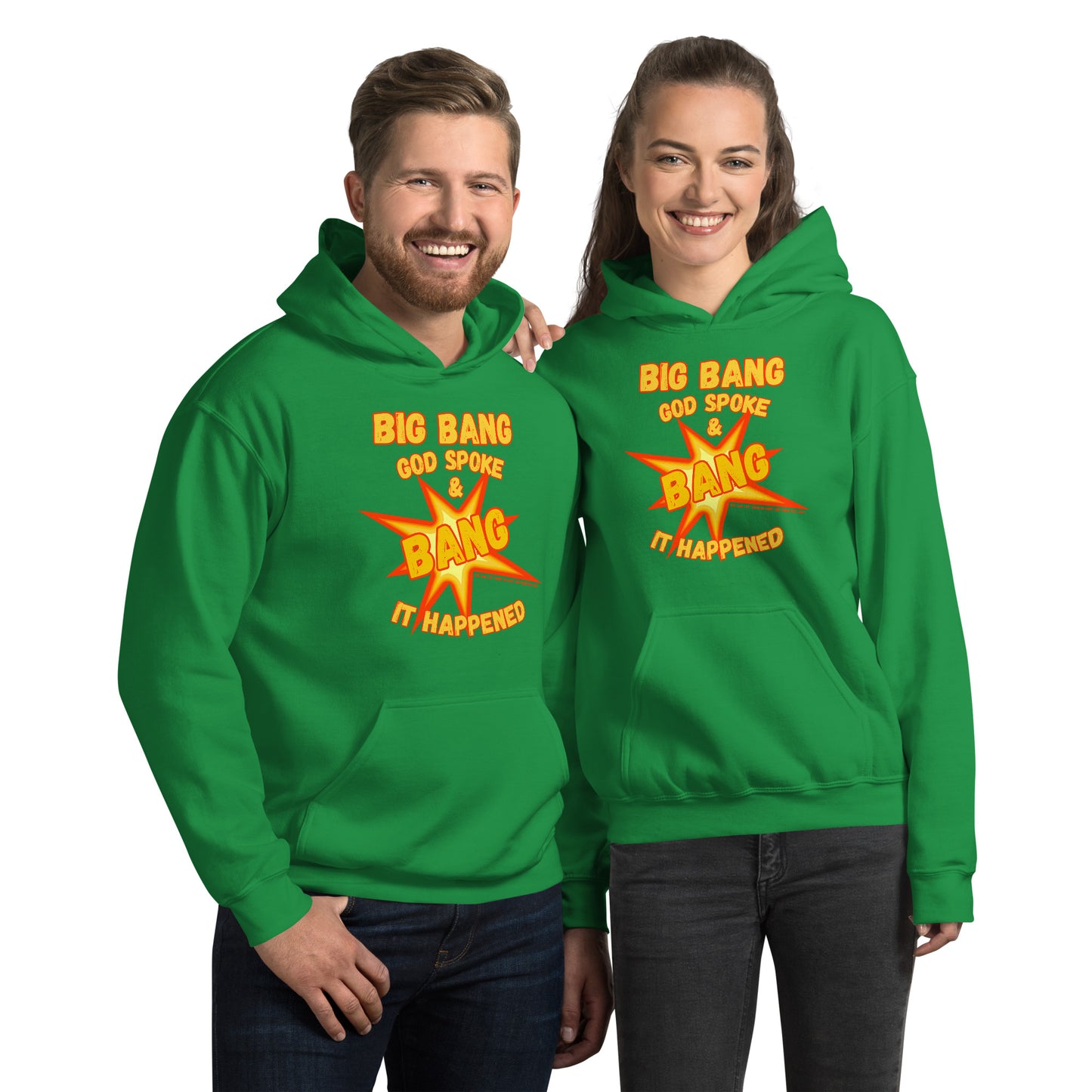 Big Bang God Spoke & BANG It Happened Unisex Hoodie