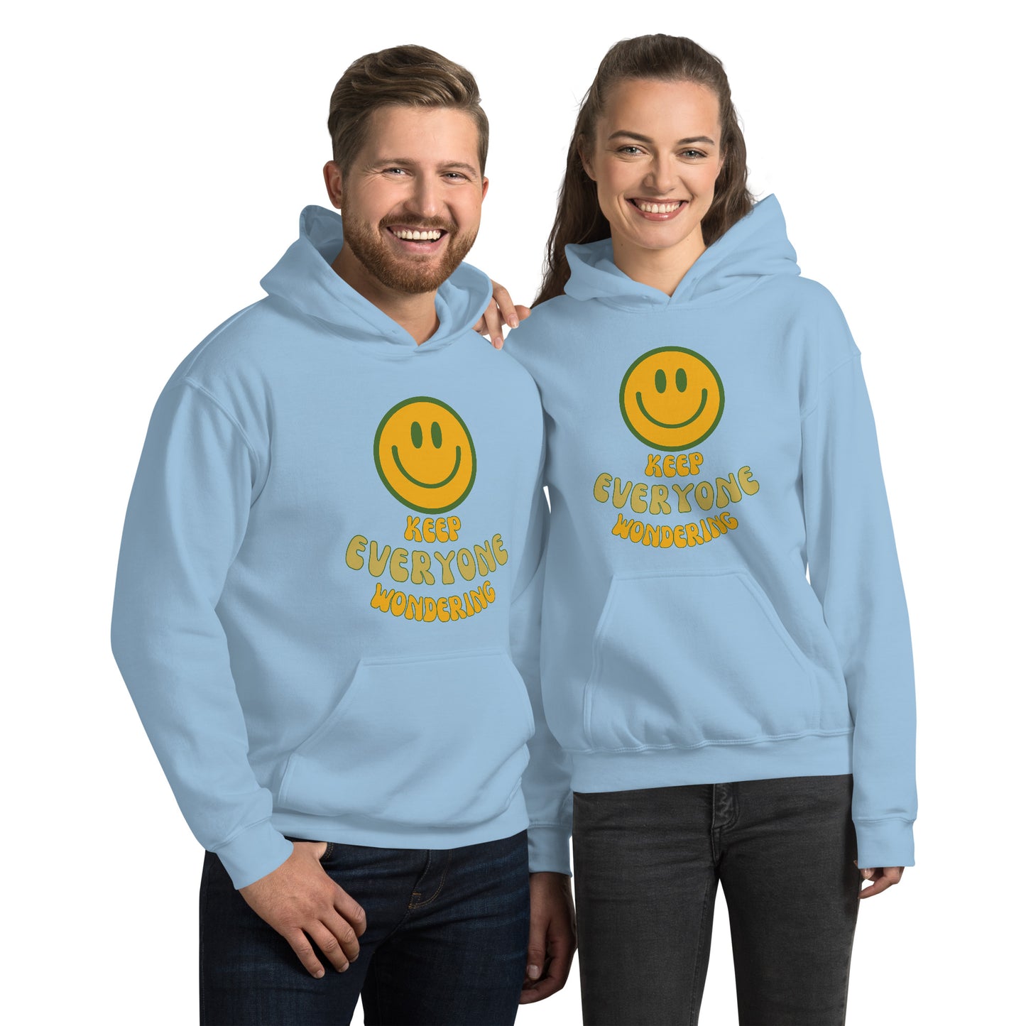 (SMILE) Keep Everyone Wondering Unisex Hoodie