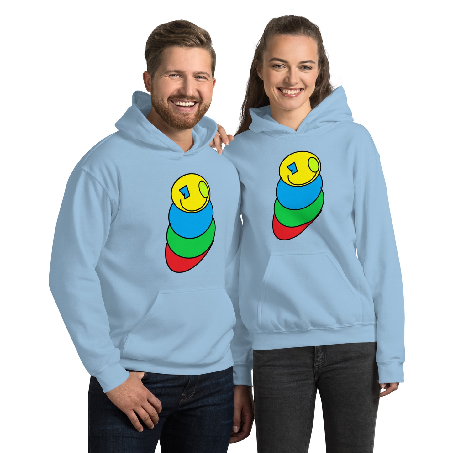 Happy Caterpillar Unisex Hoodie