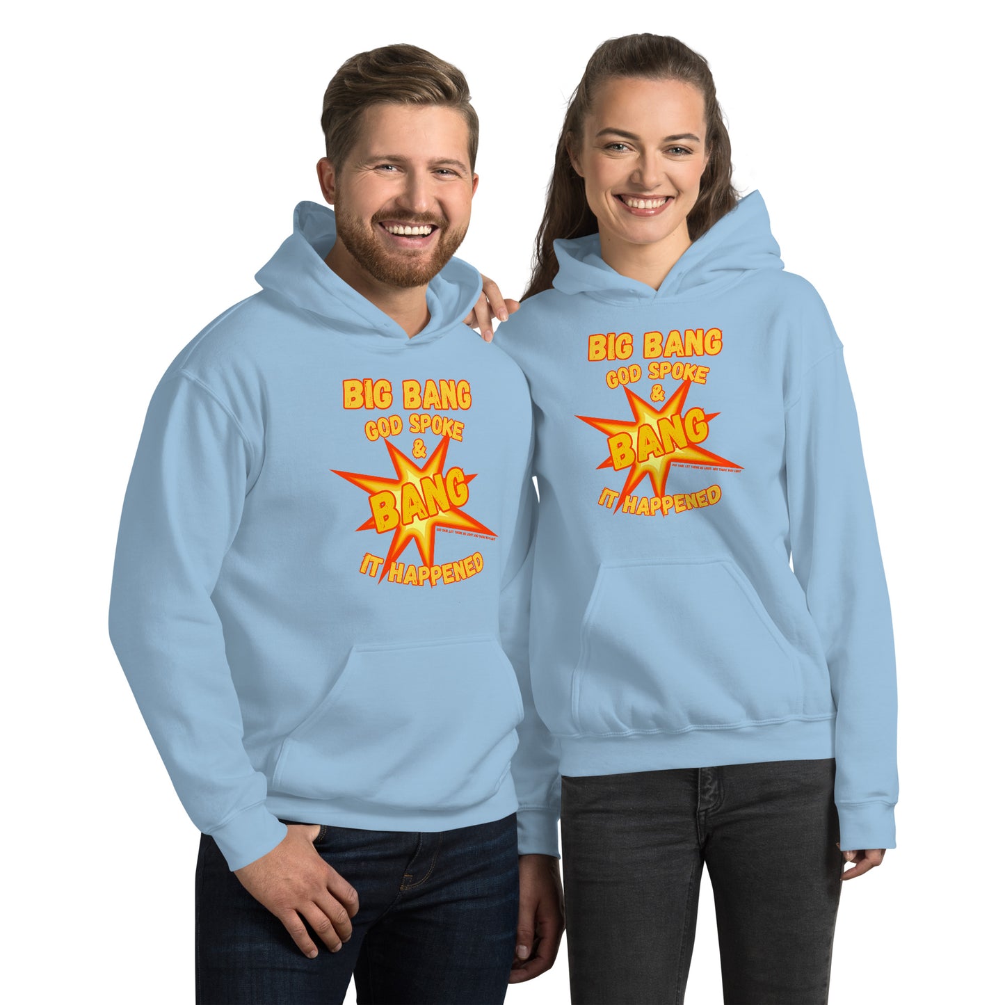 Big Bang God Spoke & BANG It Happened Unisex Hoodie
