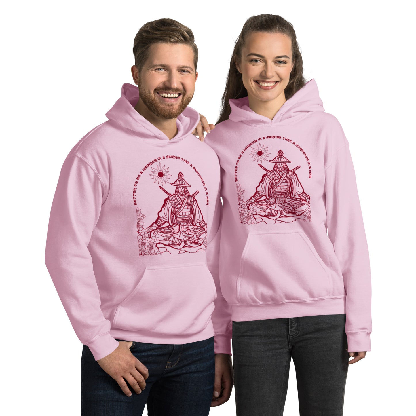 better to be a warrior in a garden than a gardener in a war Unisex Hoodie