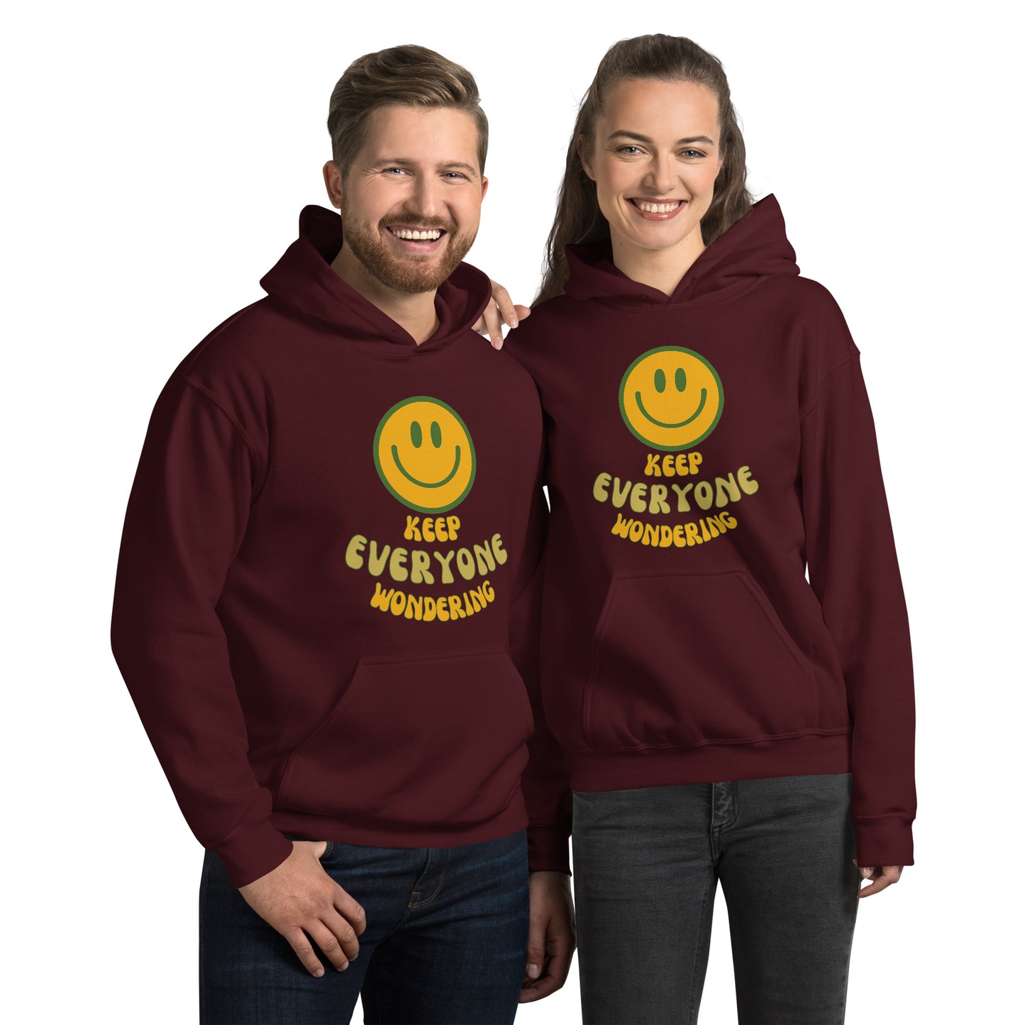 (SMILE) Keep Everyone Wondering Unisex Hoodie