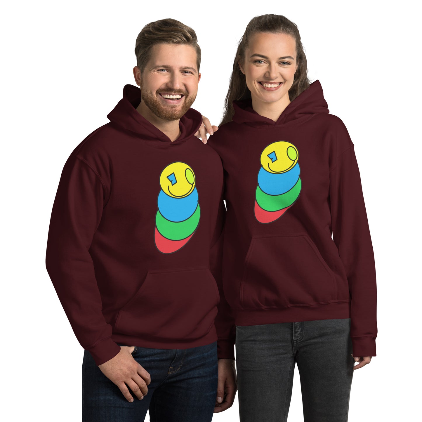 Happy Caterpillar Unisex Hoodie