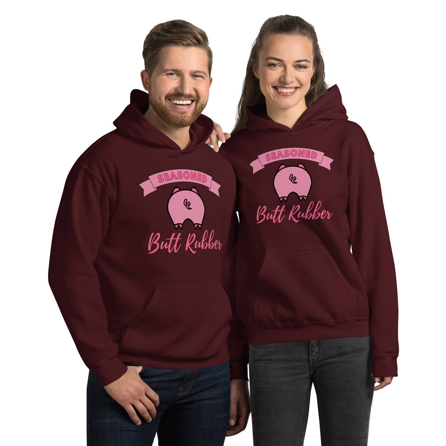 Seasoned Butt Rubber Unisex Hoodie