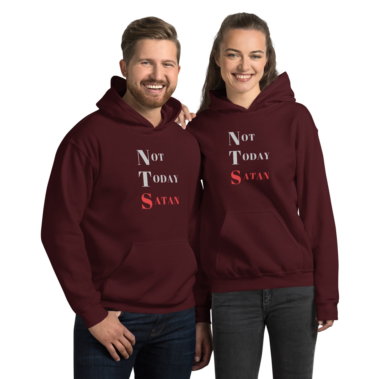 Not Today Satan Unisex Hoodie