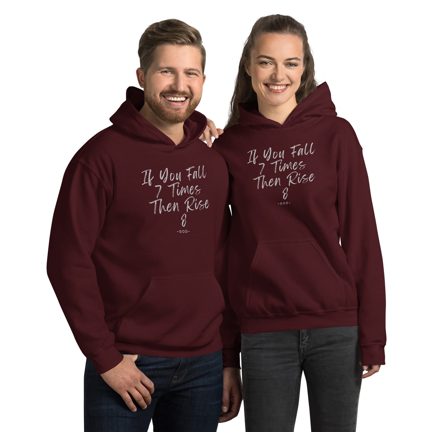 If You Fall 7 Times Then Rise 8 Unisex Hoodie