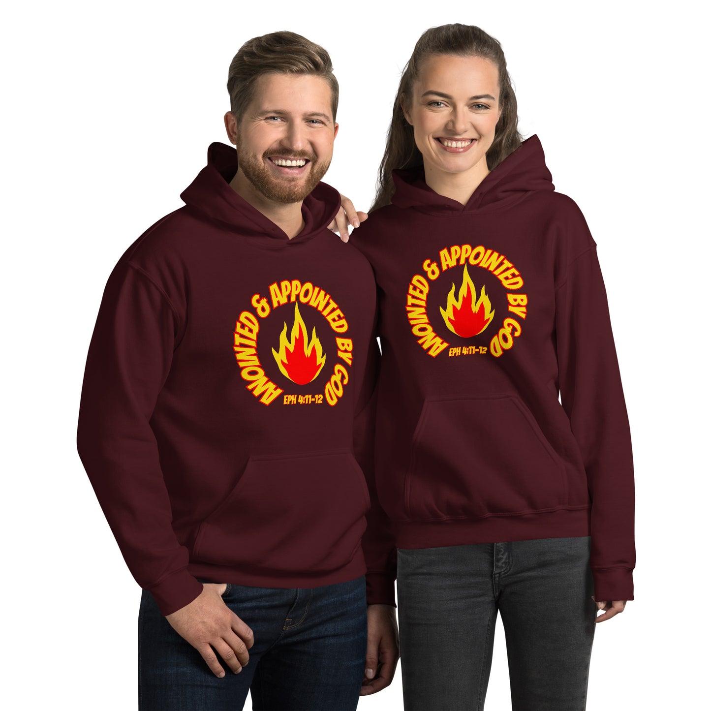 Anointed & Appointed By God Eph 4:11-12 Unisex Hoodie