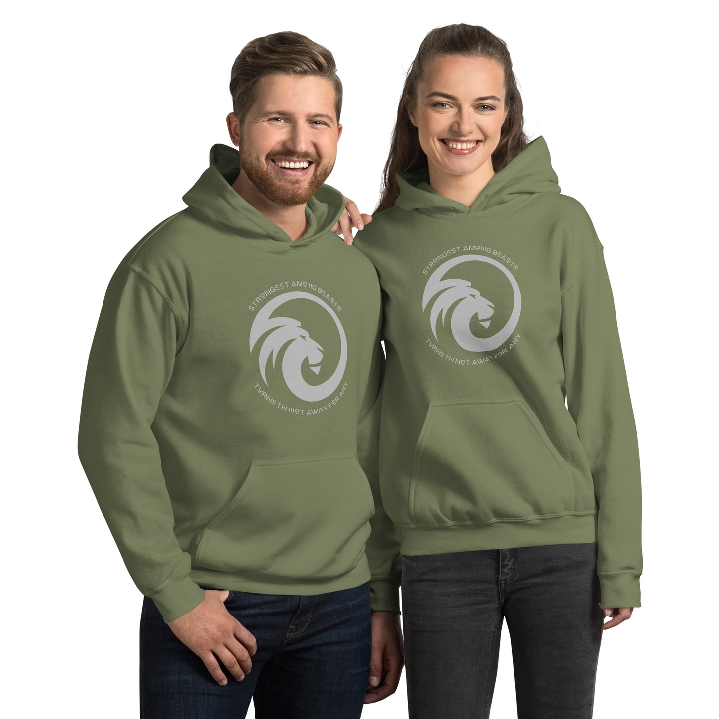 Strongest Among Beasts - Turneth Not Away For Any Unisex Hoodie