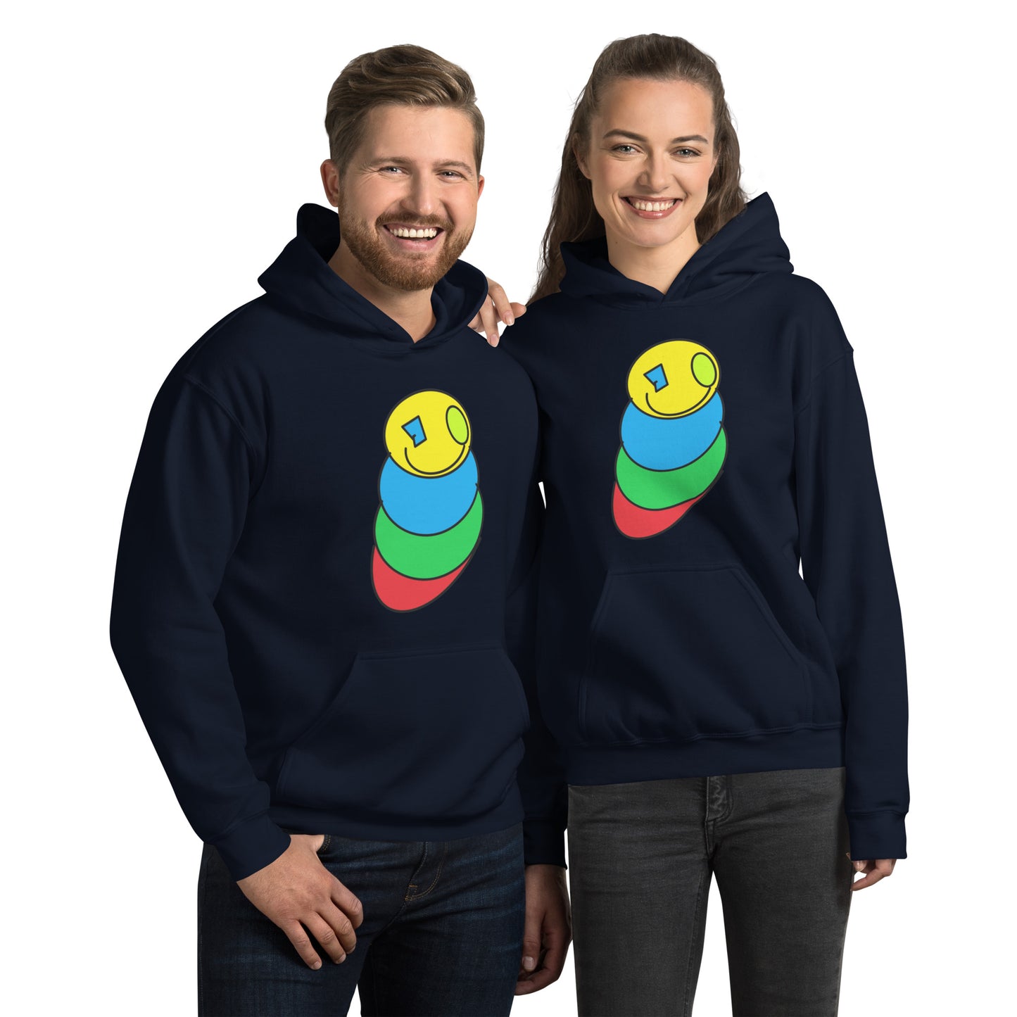Happy Caterpillar Unisex Hoodie