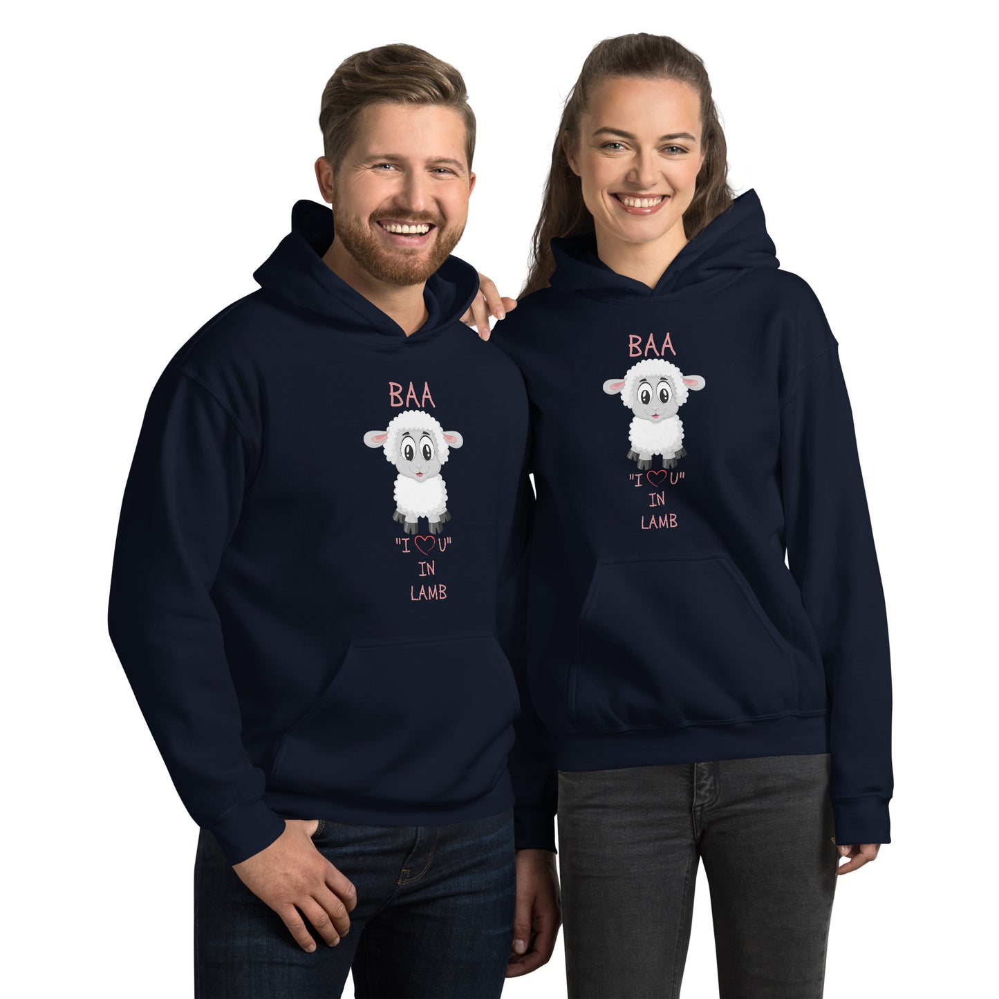 BAA "I LOVE U" IN LAMB Unisex Hoodie