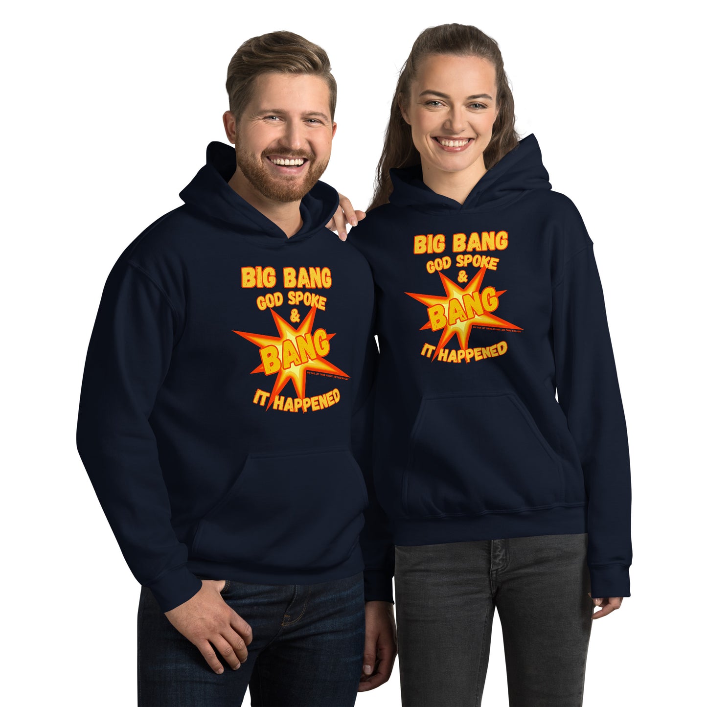 Big Bang God Spoke & BANG It Happened Unisex Hoodie