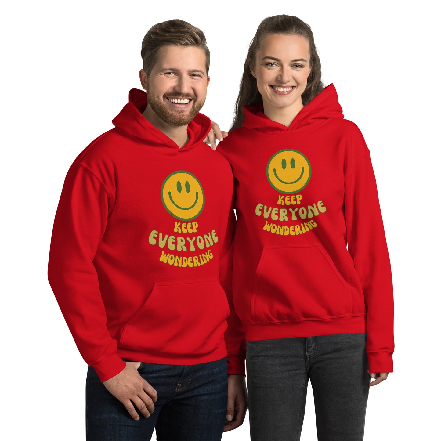 (SMILE) Keep Everyone Wondering Unisex Hoodie