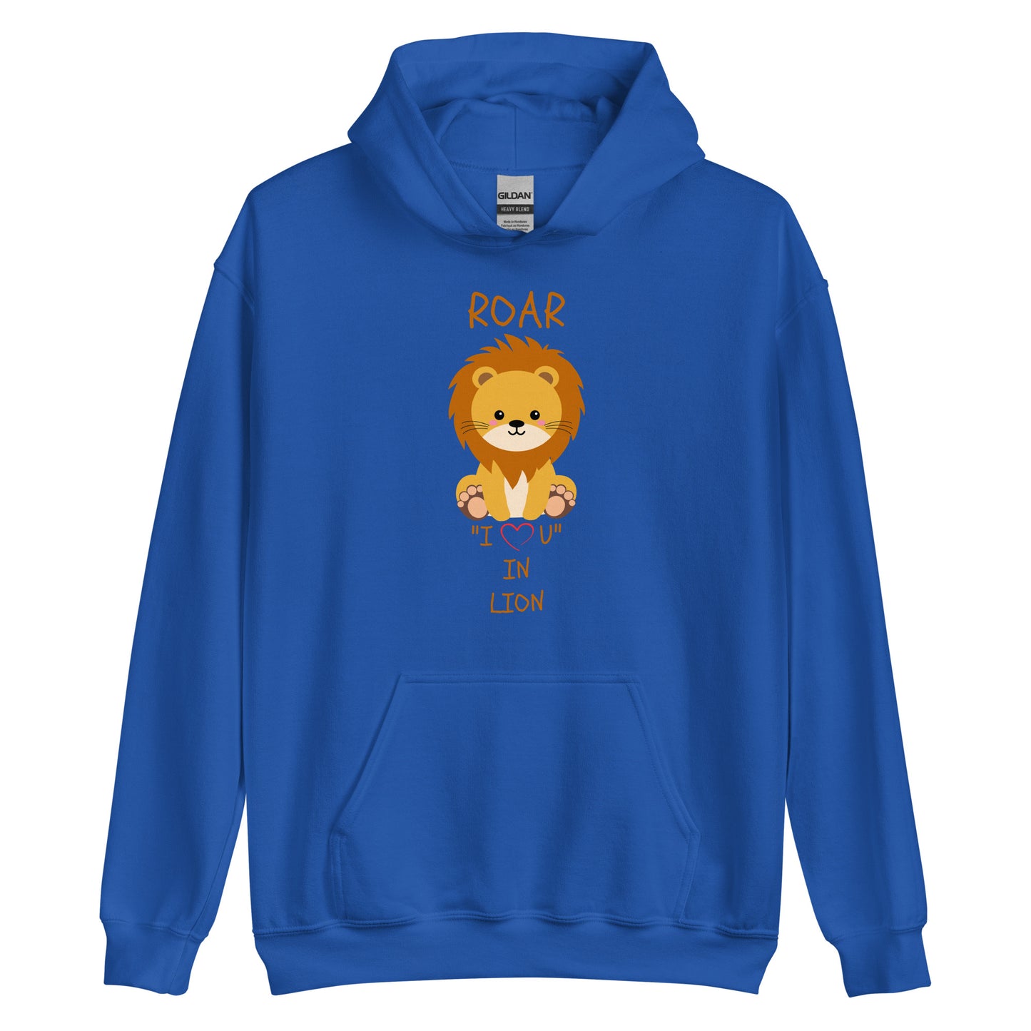 ROAR "I LOVE U" IN LION Unisex Hoodie