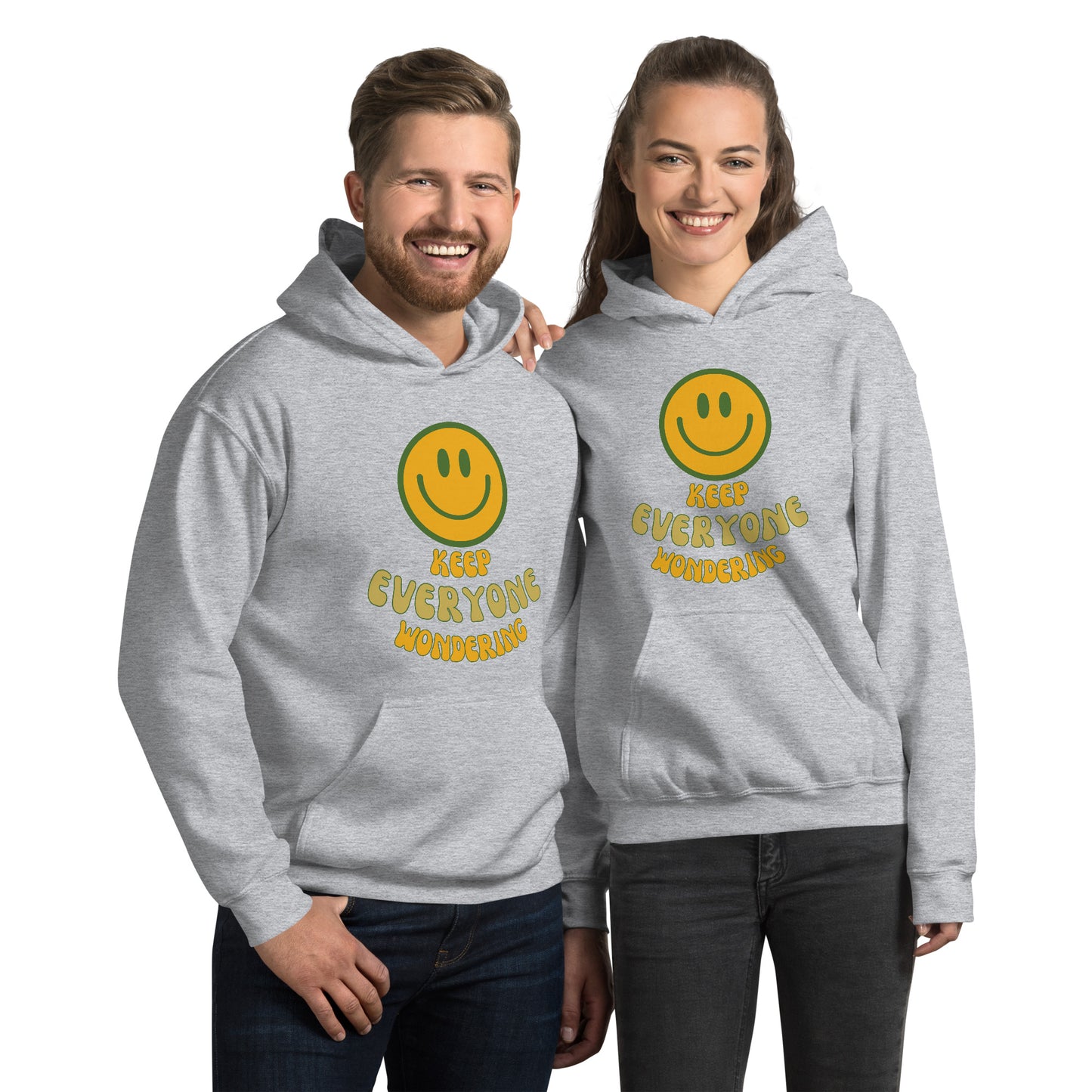 (SMILE) Keep Everyone Wondering Unisex Hoodie