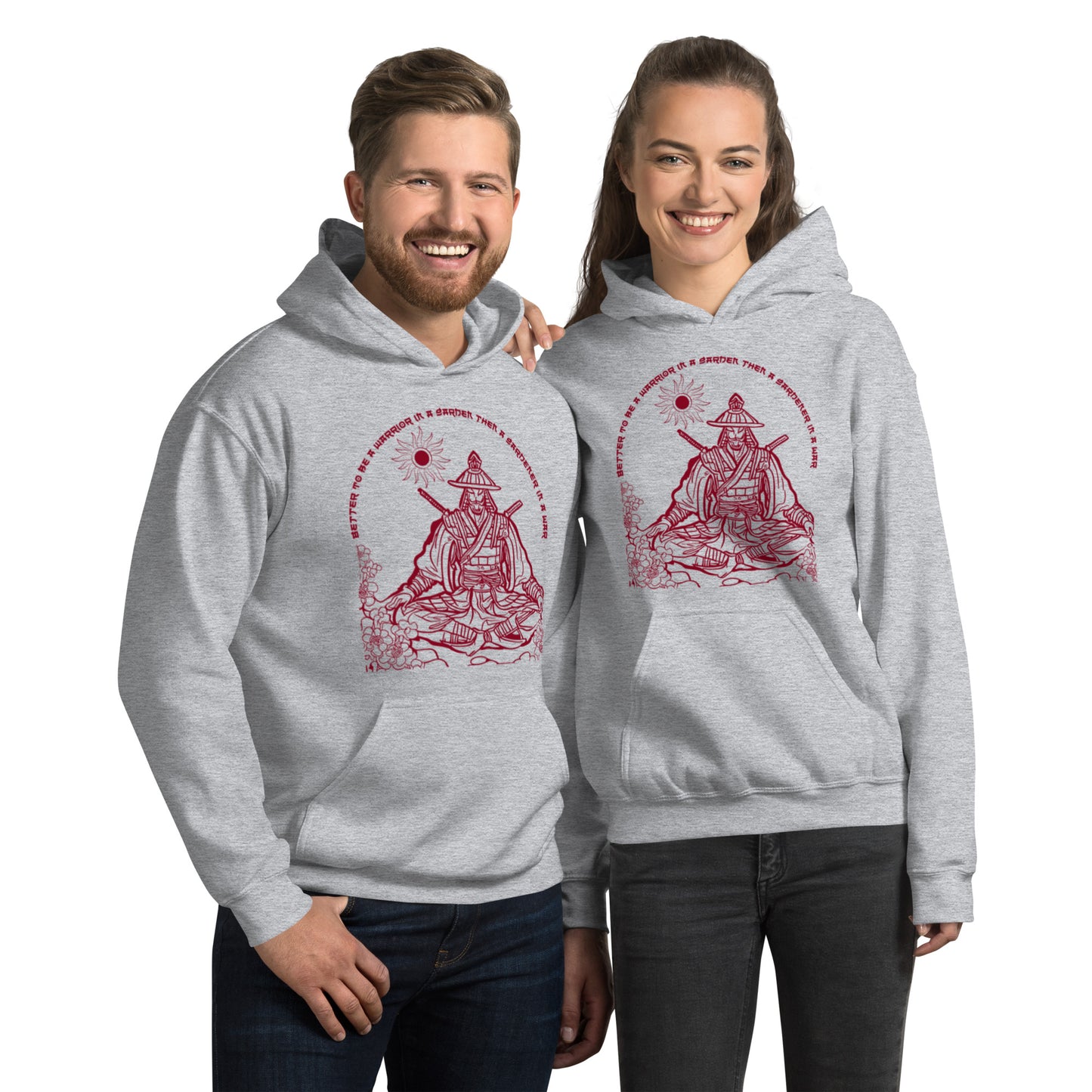 better to be a warrior in a garden than a gardener in a war Unisex Hoodie