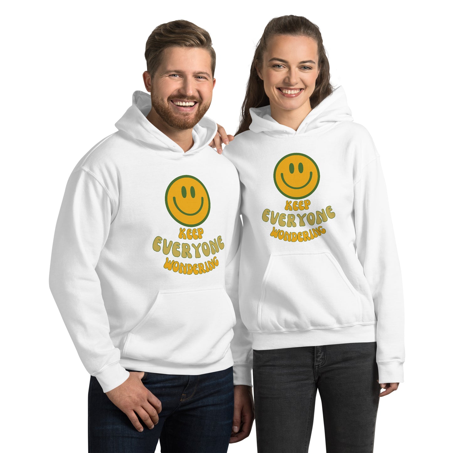(SMILE) Keep Everyone Wondering Unisex Hoodie
