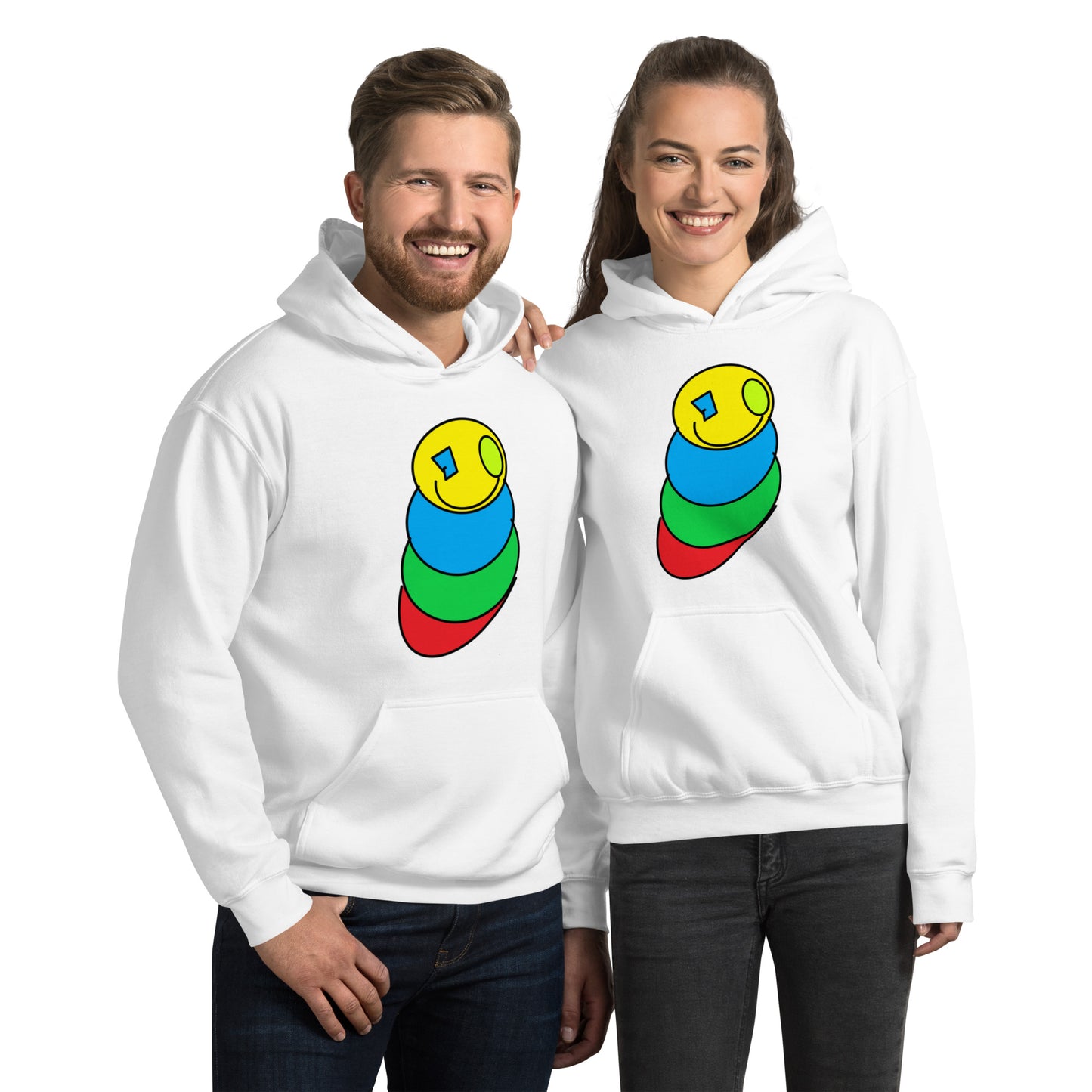 Happy Caterpillar Unisex Hoodie