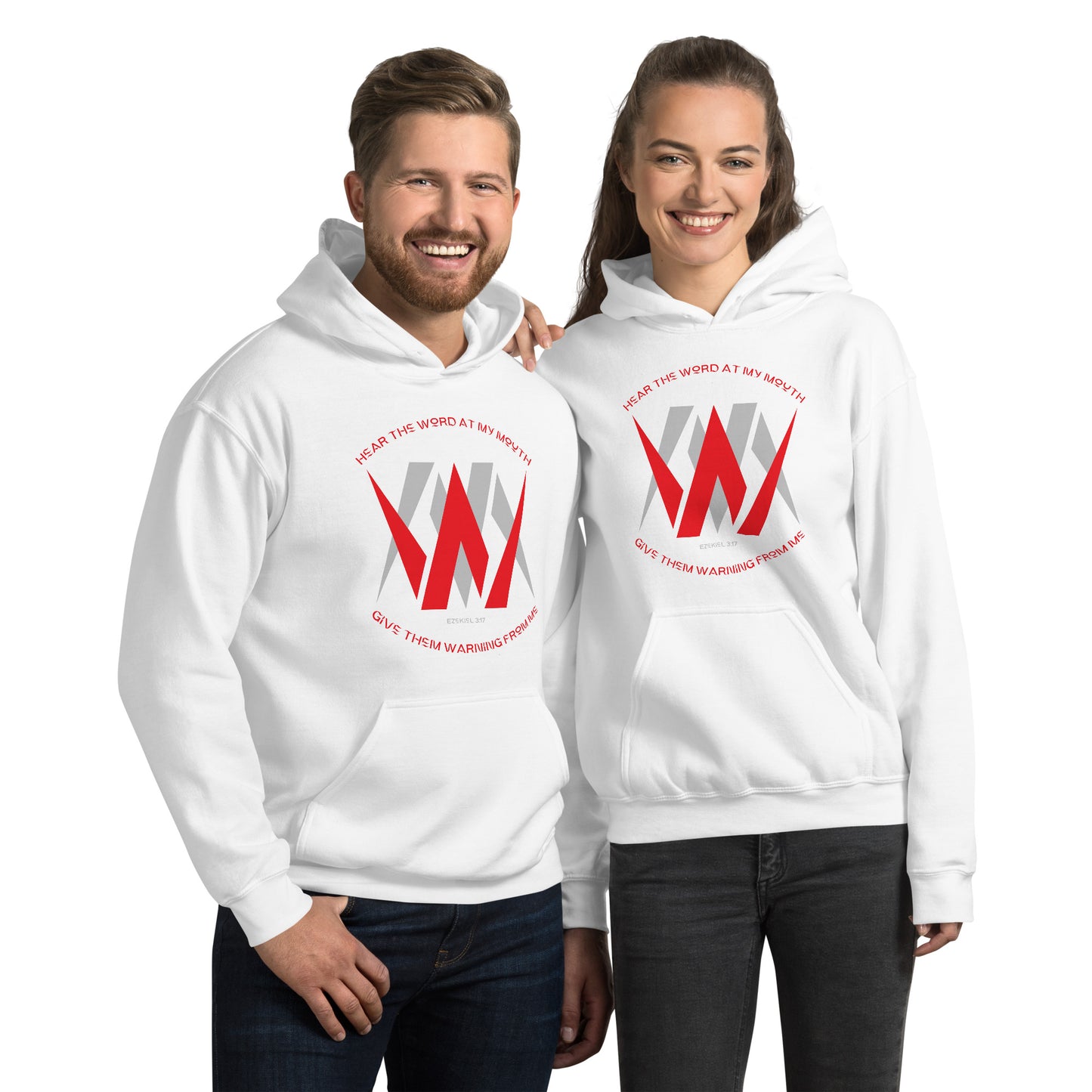 WM Hear The Word At My Mouth Give Them Warning From Me Unisex Hoodie
