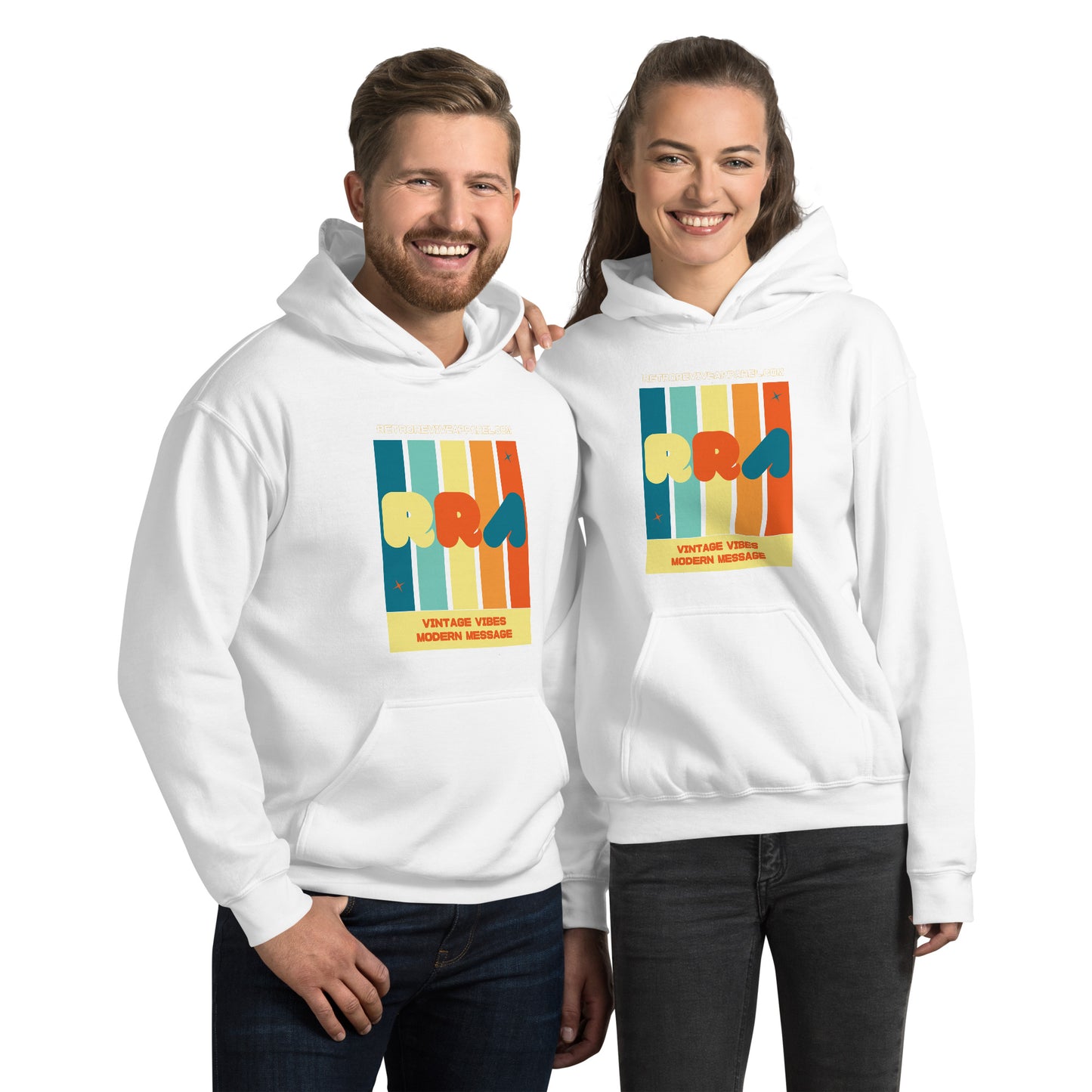 RRA Vintage Vibes Modern Message Unisex Hoodie