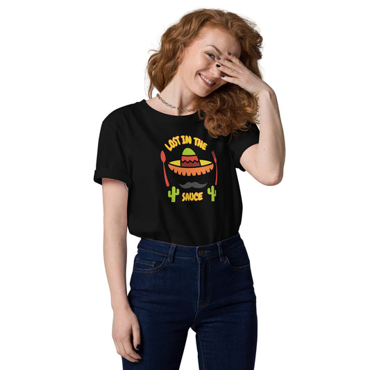 LOST IN THE SAUCE Sombrero Women's Organic Cotton T-Shirt