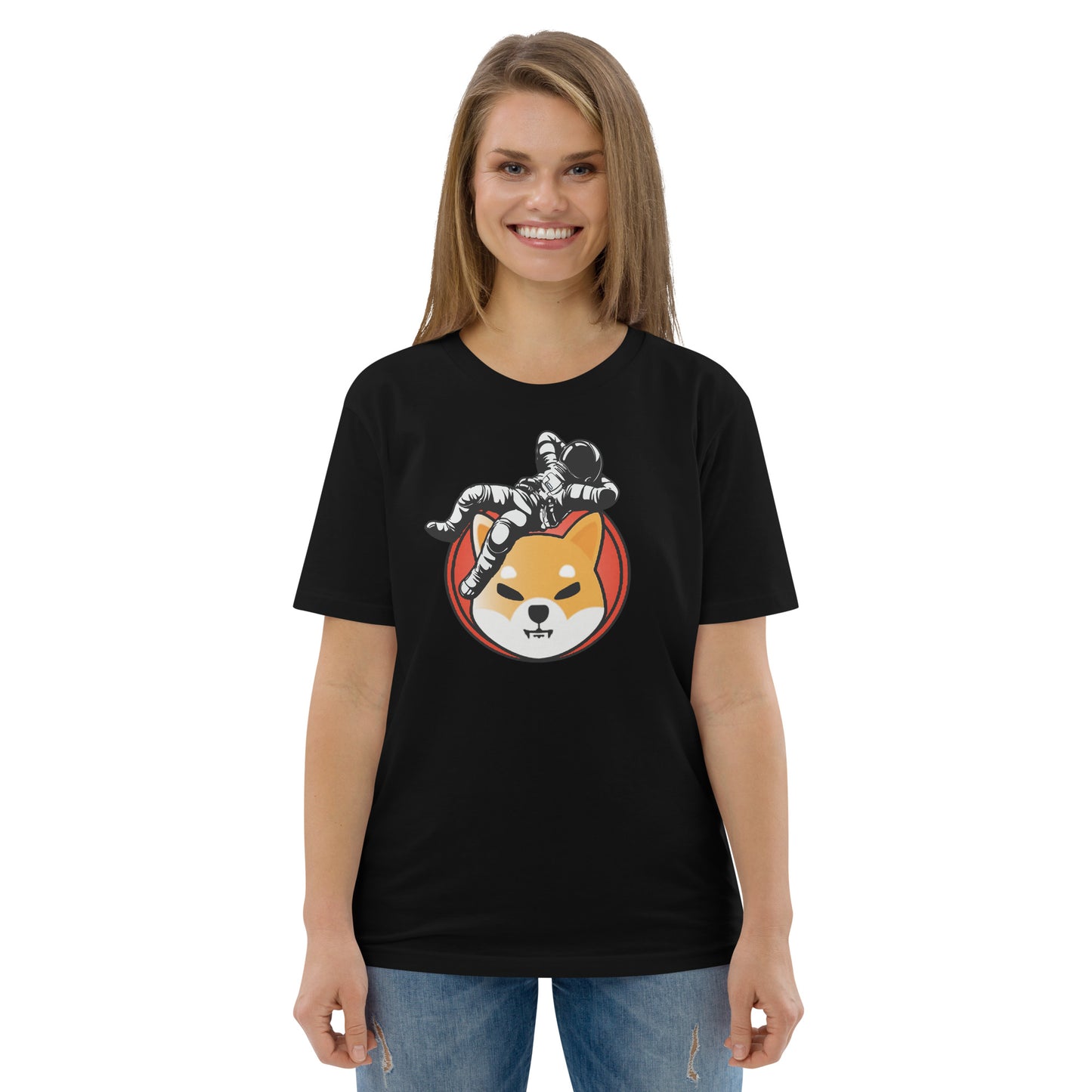 Shiba Inu To The Moon Women's Organic Cotton T-Shirt