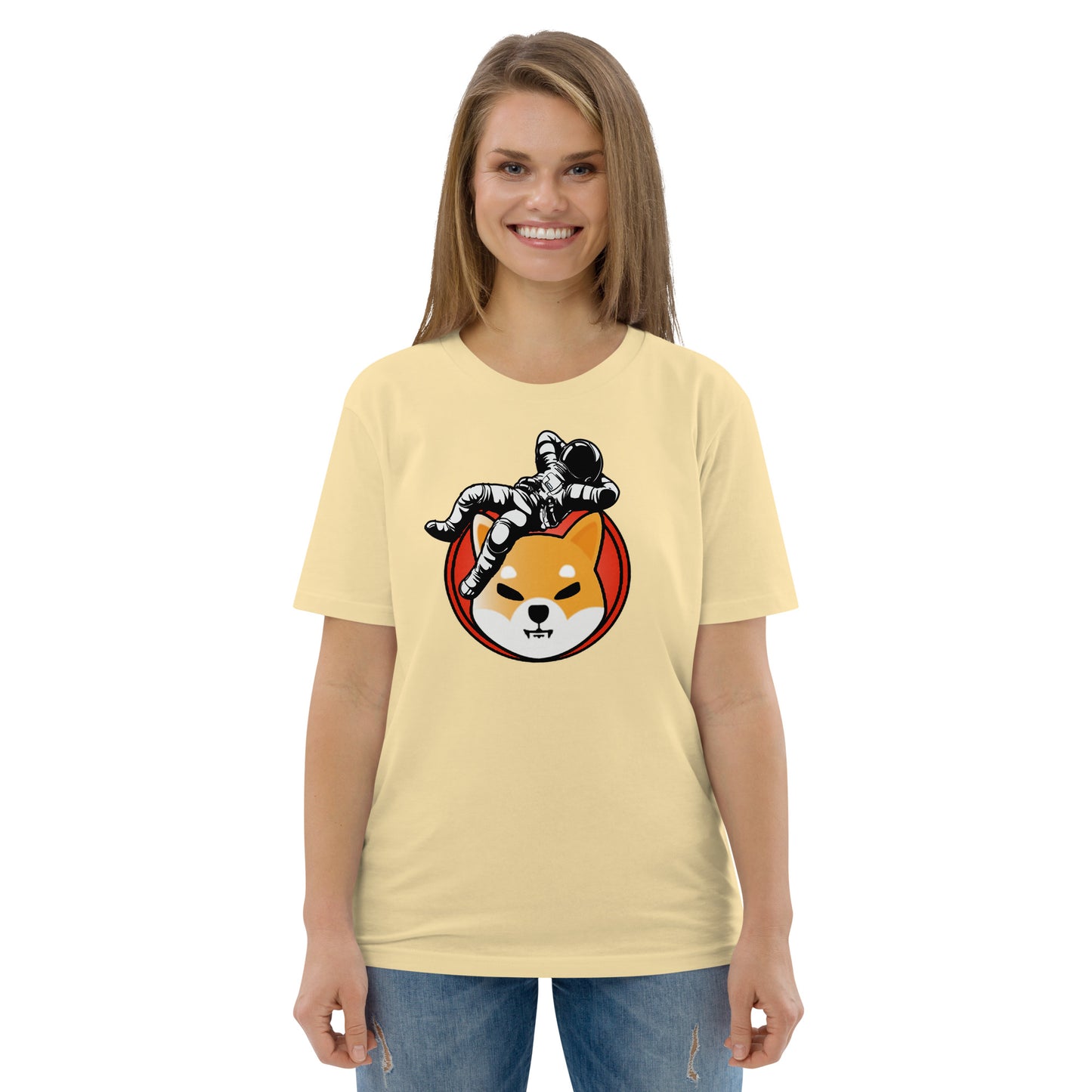 Shiba Inu To The Moon Women's Organic Cotton T-Shirt
