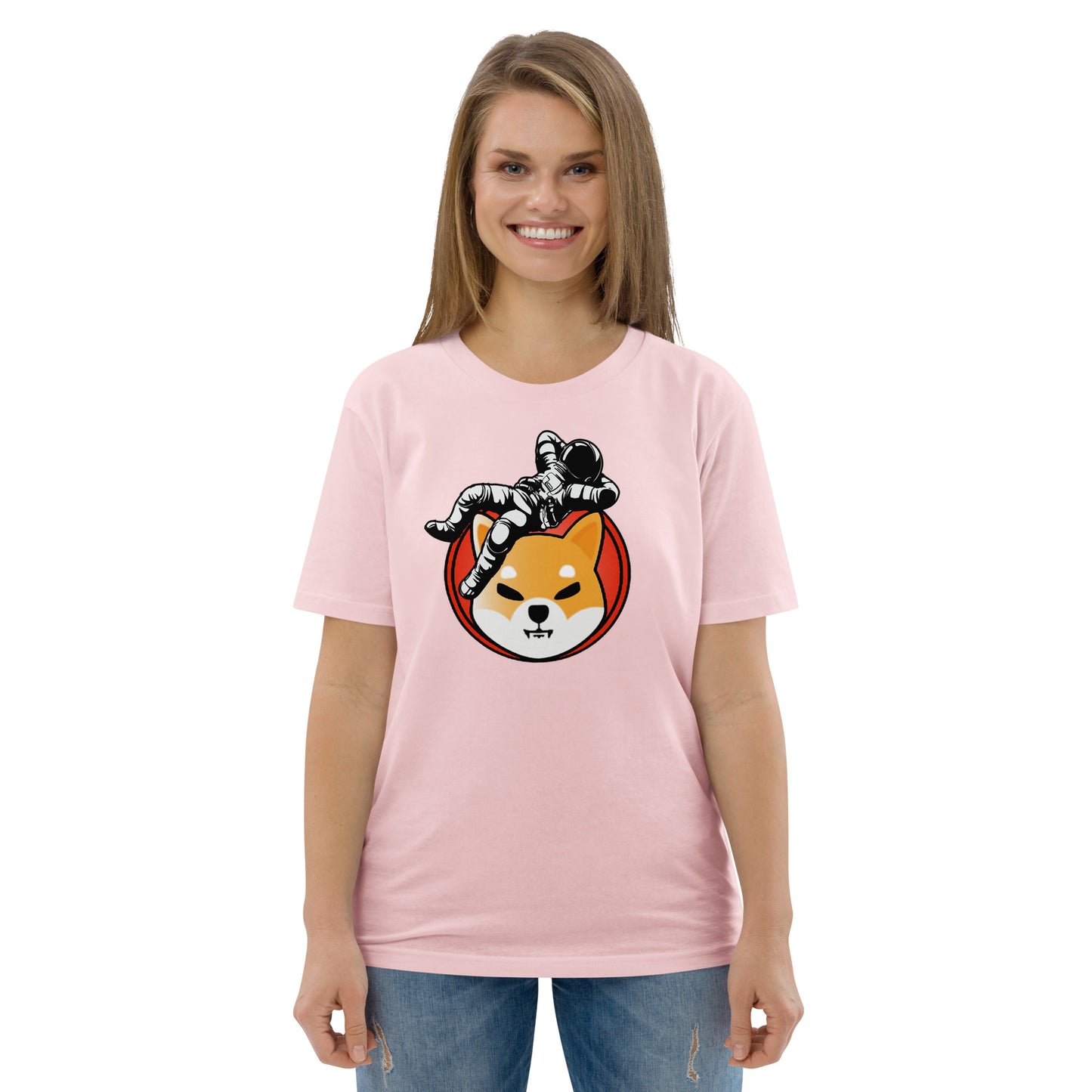 Shiba Inu To The Moon Women's Organic Cotton T-Shirt