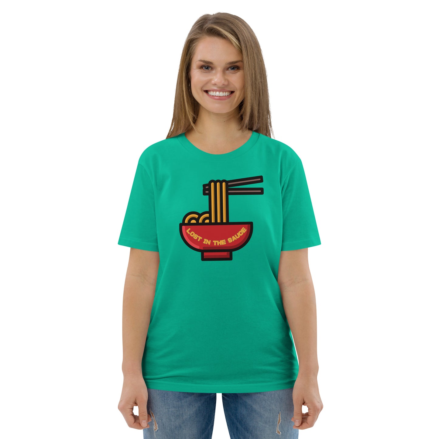 LOST IN THE SAUCE (ASIAN NOODLE) Women's Organic Cotton T-Shirt