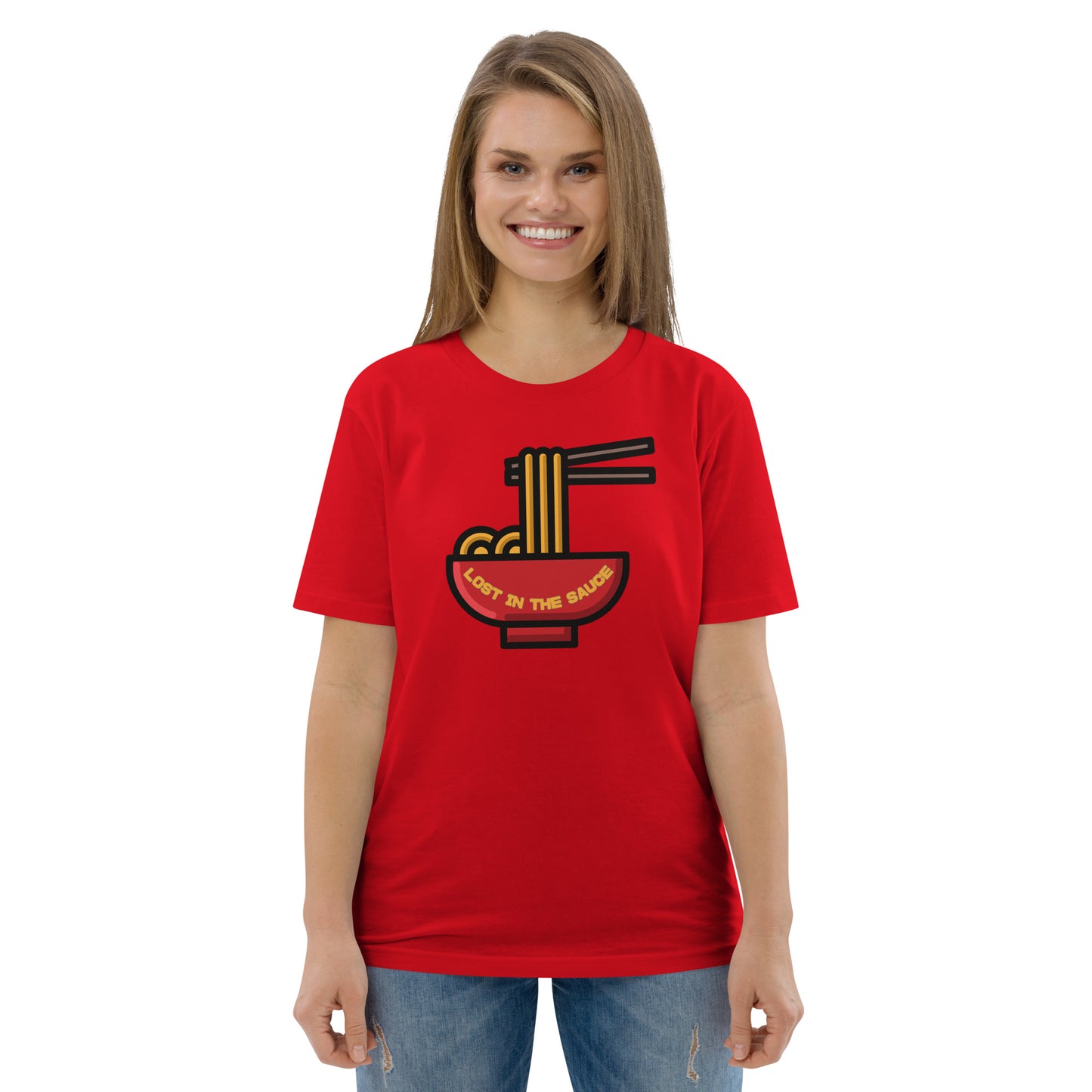 LOST IN THE SAUCE (ASIAN NOODLE) Women's Organic Cotton T-Shirt
