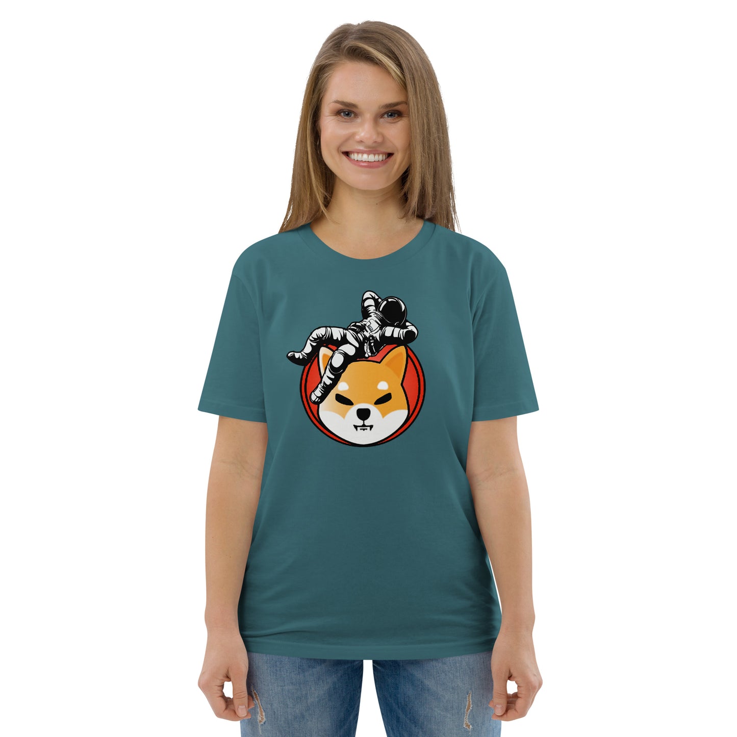 Shiba Inu To The Moon Women's Organic Cotton T-Shirt