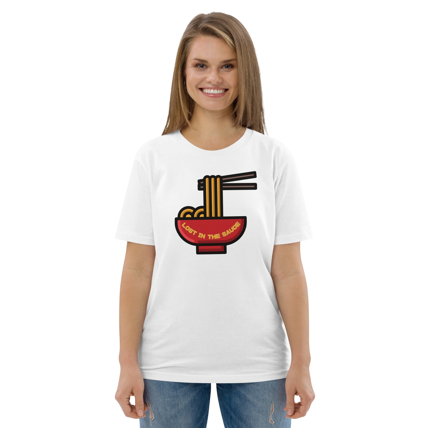 LOST IN THE SAUCE (ASIAN NOODLE) Women's Organic Cotton T-Shirt