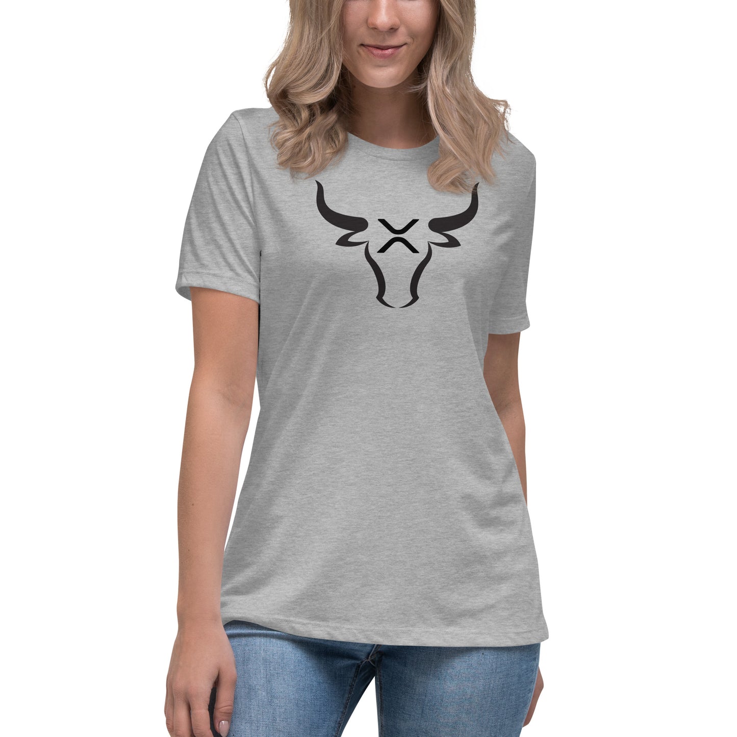 XRP BULL Black Women's Relaxed T-Shirt