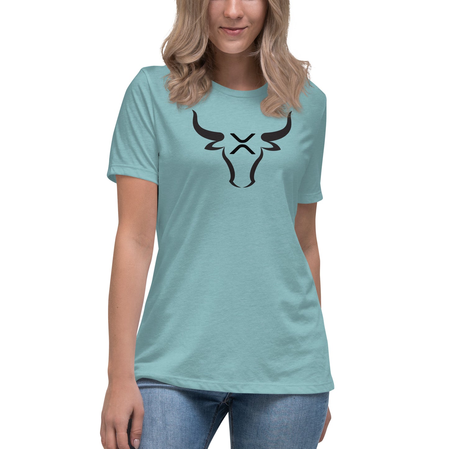 XRP BULL Black Women's Relaxed T-Shirt