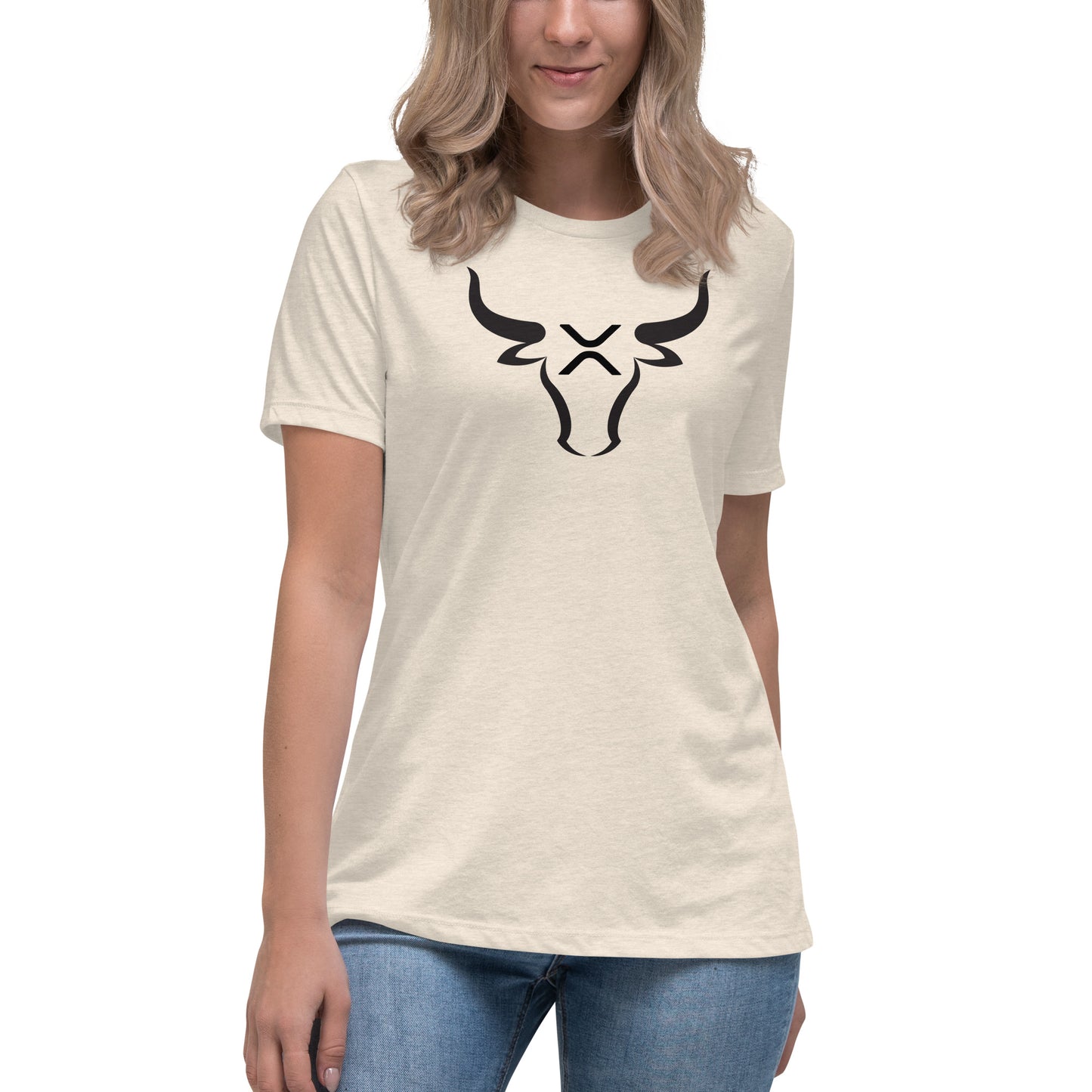 XRP BULL Black Women's Relaxed T-Shirt